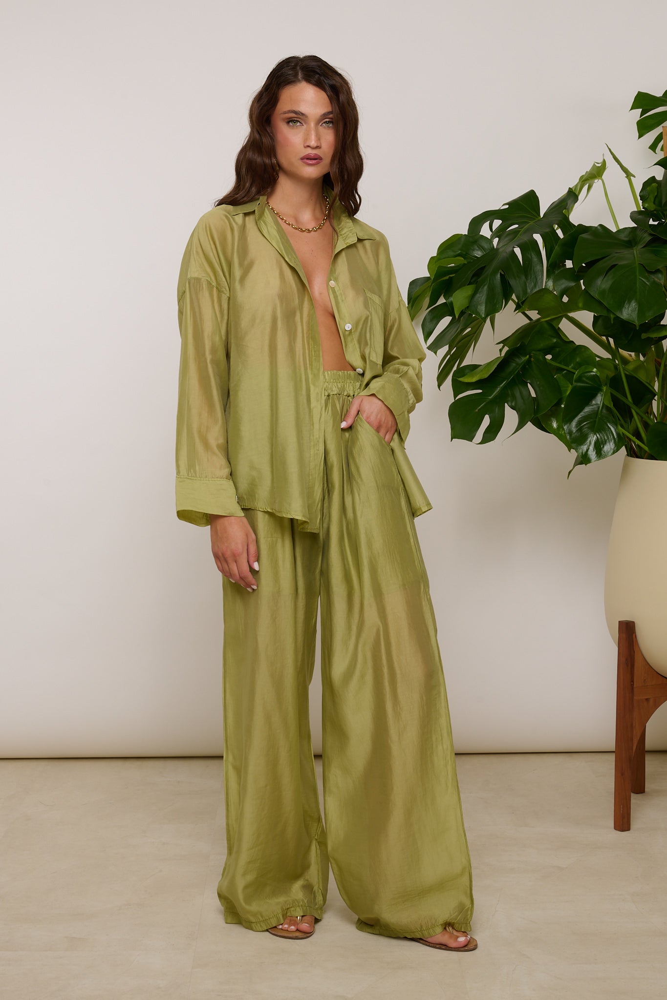 Coordinato ‘CHIFFON’ Verde