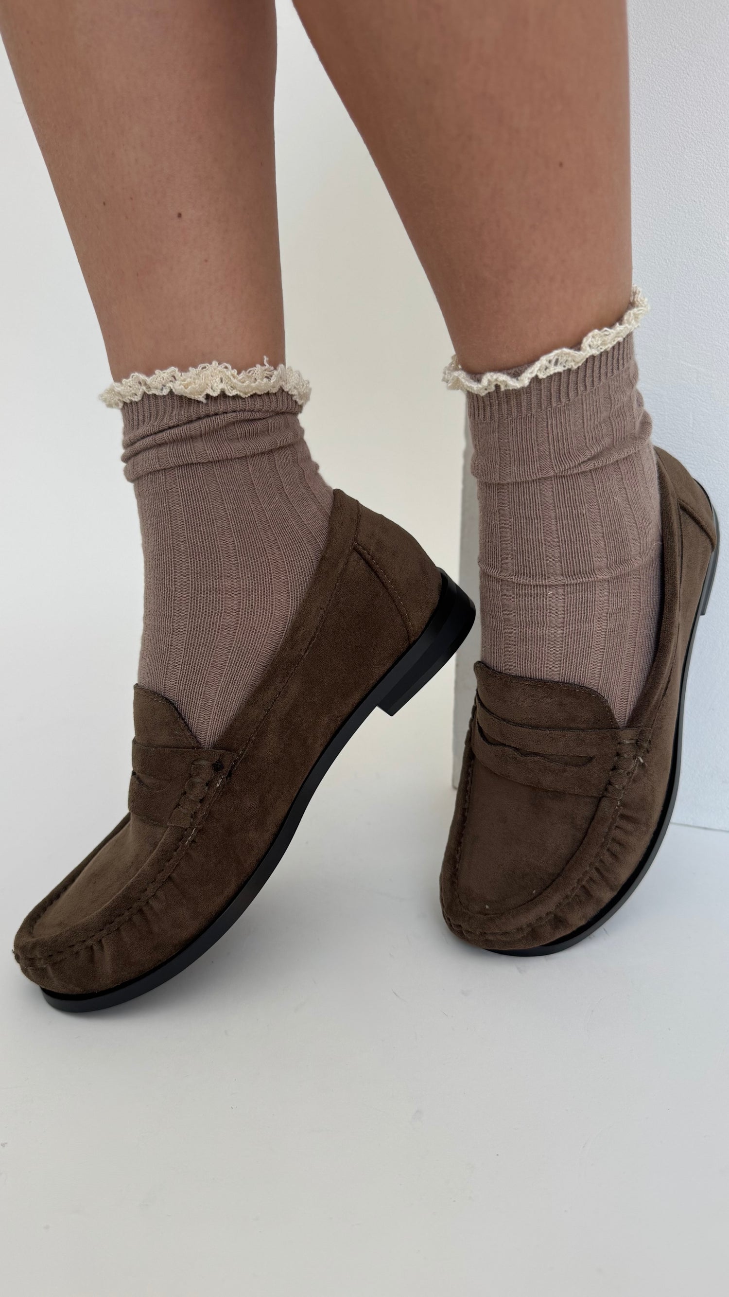 Mocassino ‘SUEDE’ Verde Militare