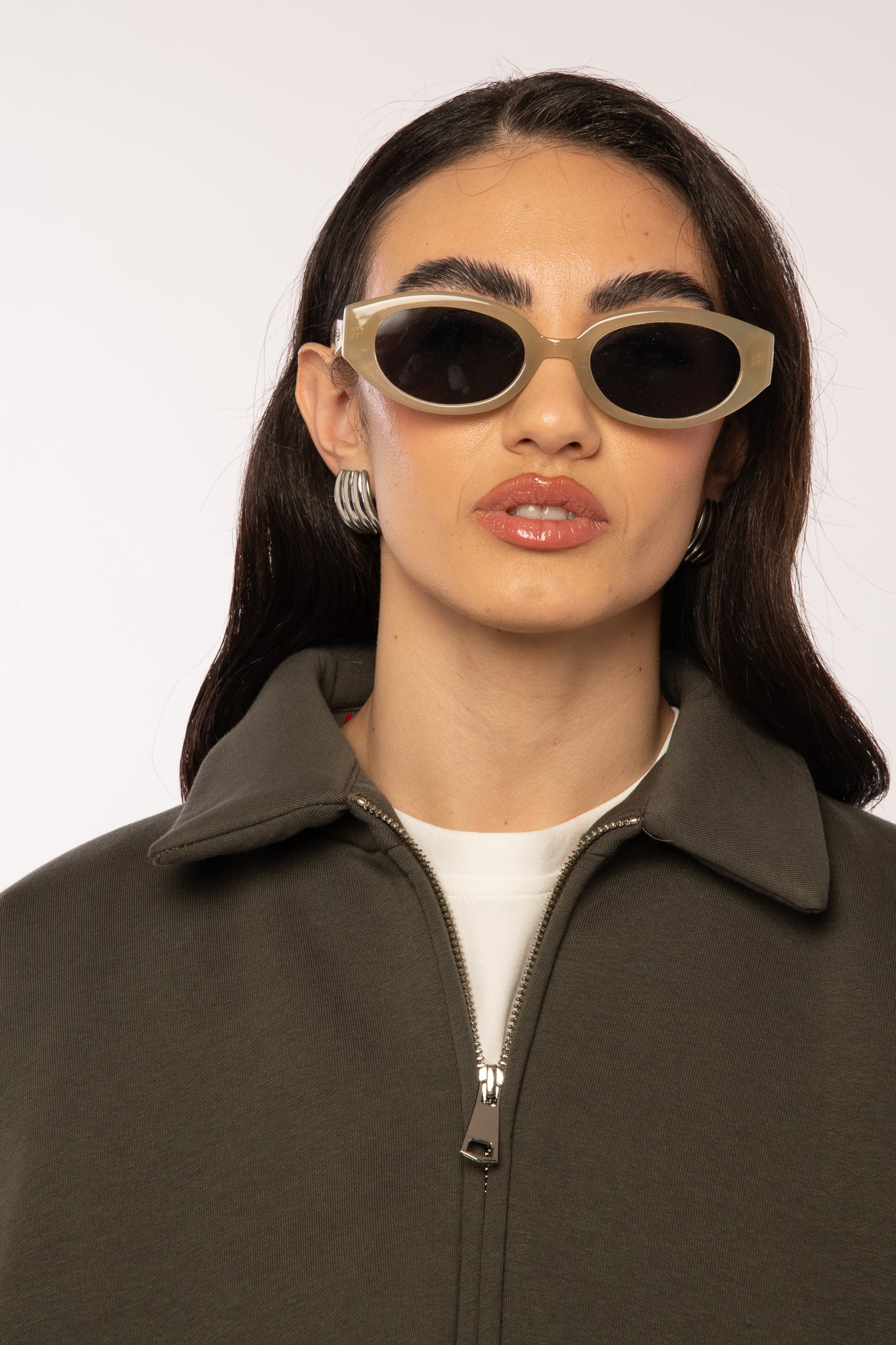 Bomber/Felpa ‘PILE INTERNO’ Verde Militare