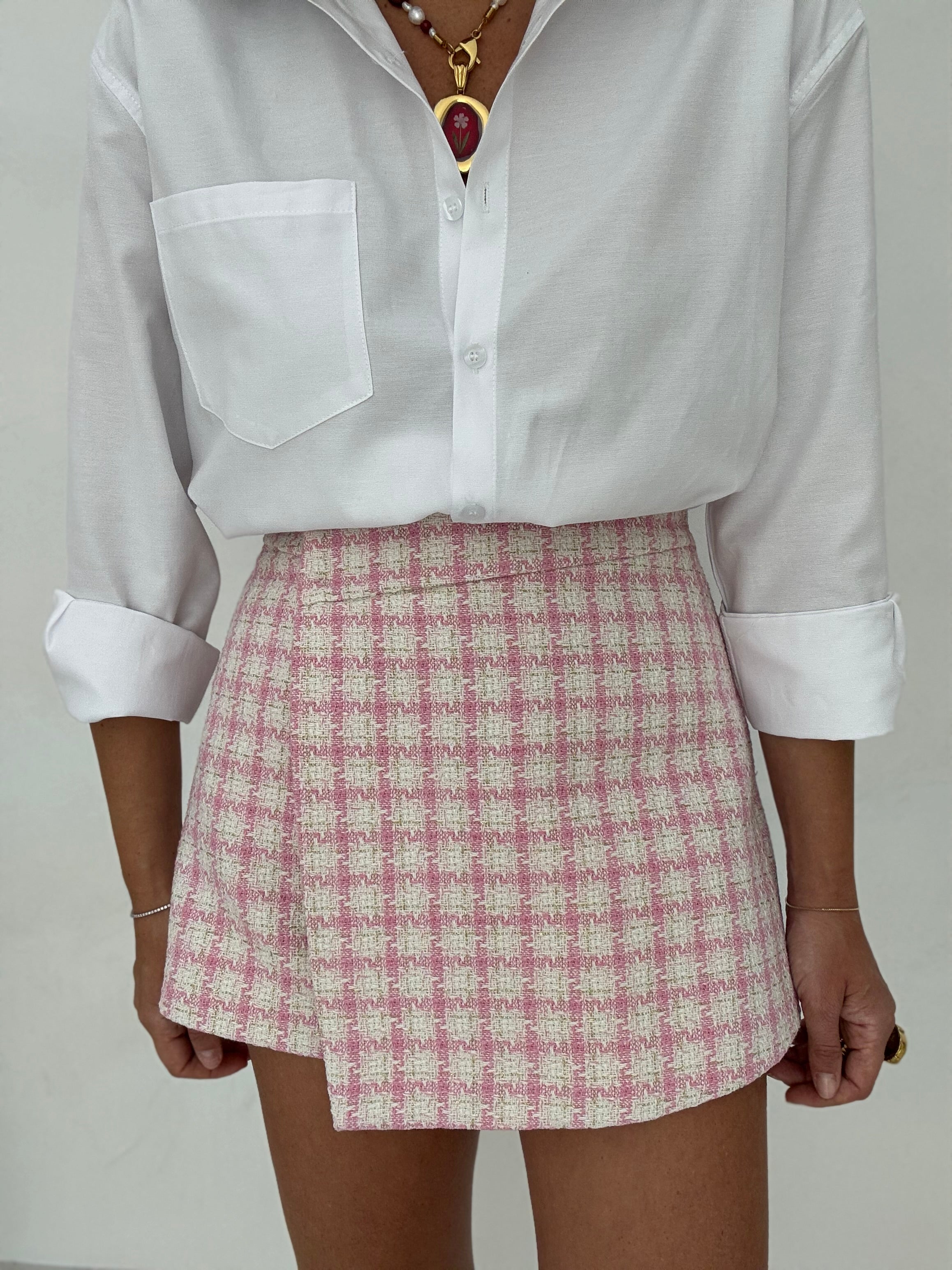 Gonna/Pantaloncino in ‘TWEED’ by Lumina Rosa