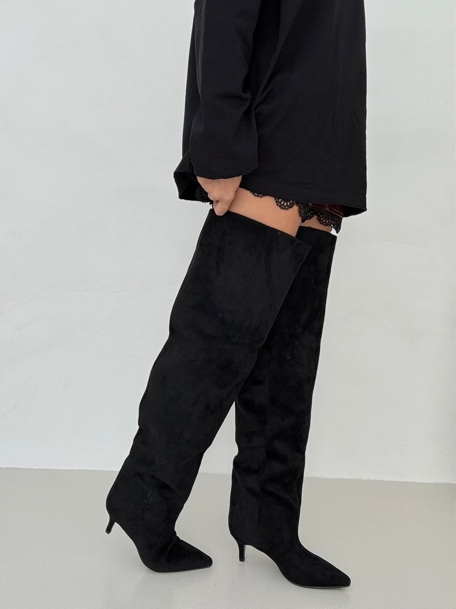 Stivale ‘MAXI SUEDE’ NERO