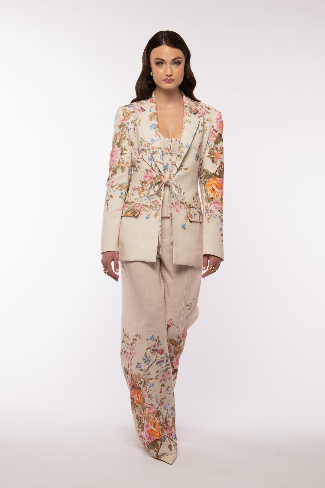 Pantalone ‘FIORI’ By Lumina Panna