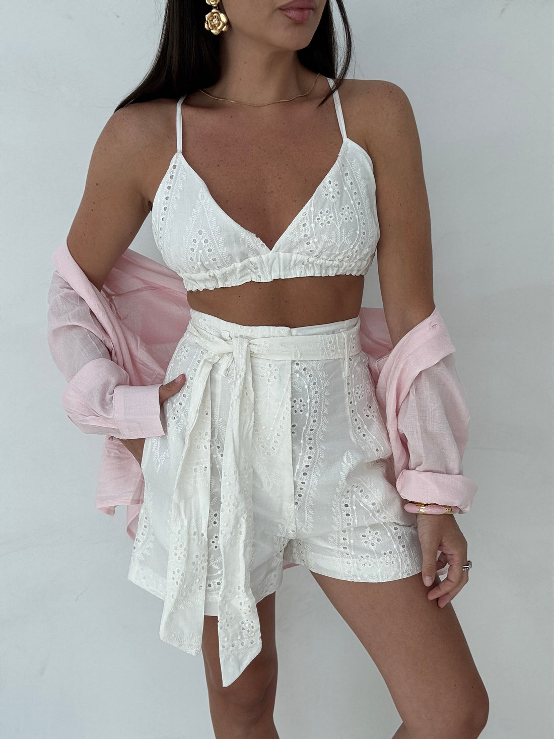Coordinato ‘PIZZO SAN GALLO BY LUMINA’ Bianco