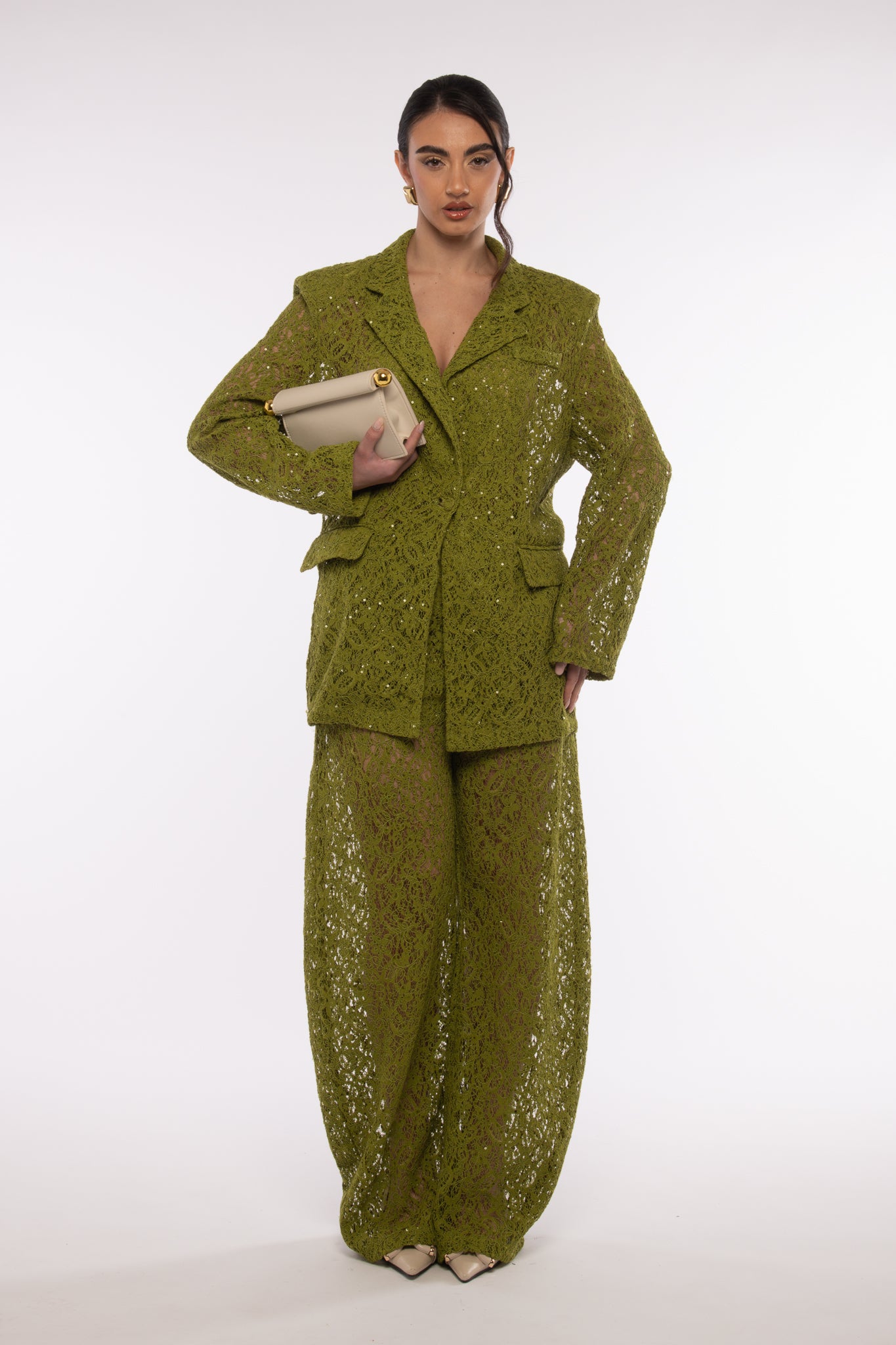 Pantalone ‘IN PIZZO’ By Lumina Verde