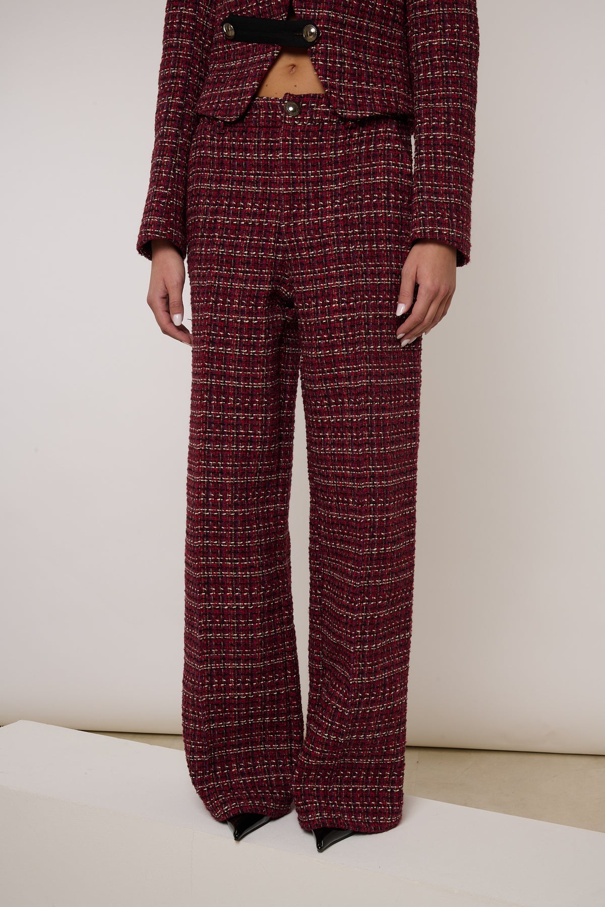 Pantalone ‘TWEED’ By Lumina Bordeaux
