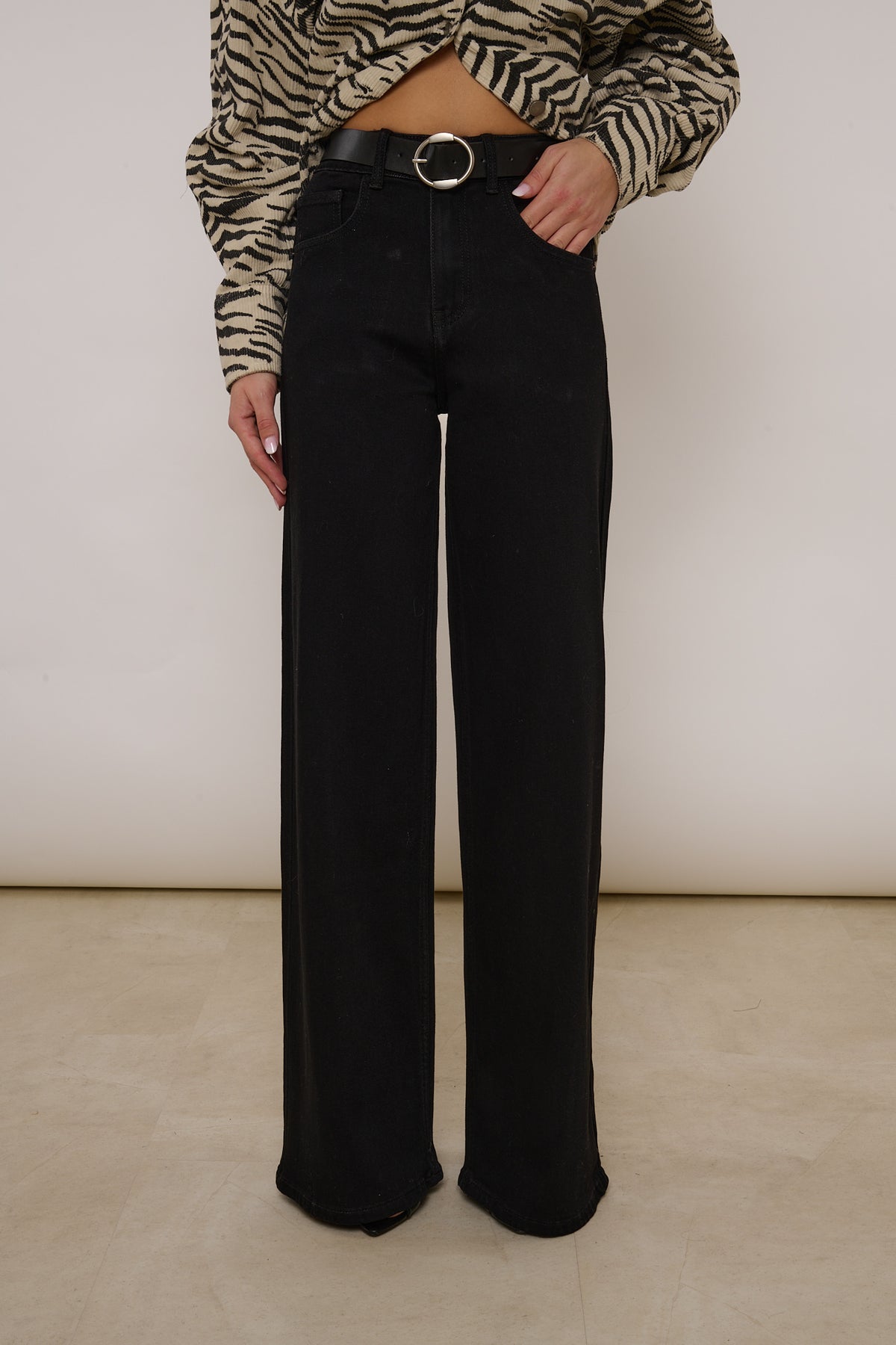 Jeans ‘WIDE LEG’ Nero