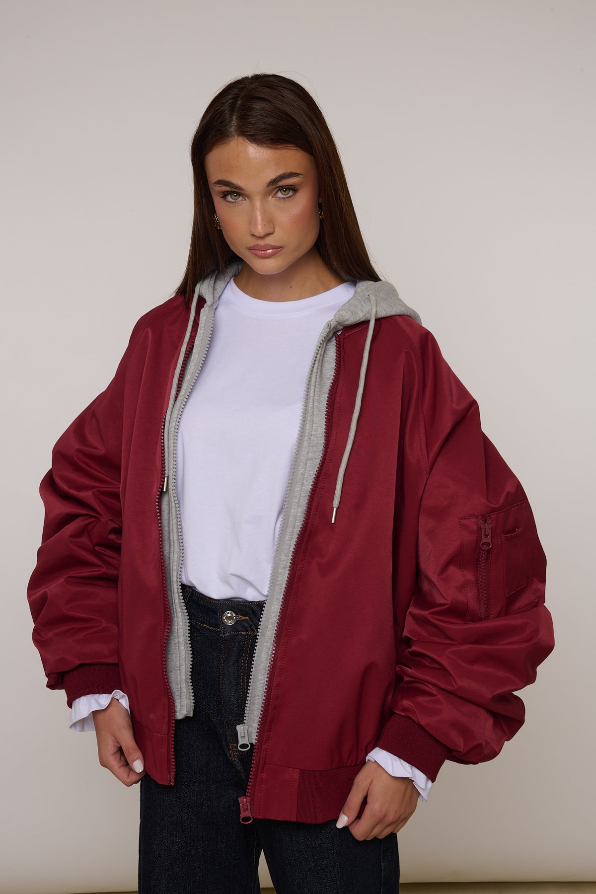 Bomber ‘FINTA FELPA’ Bordeaux