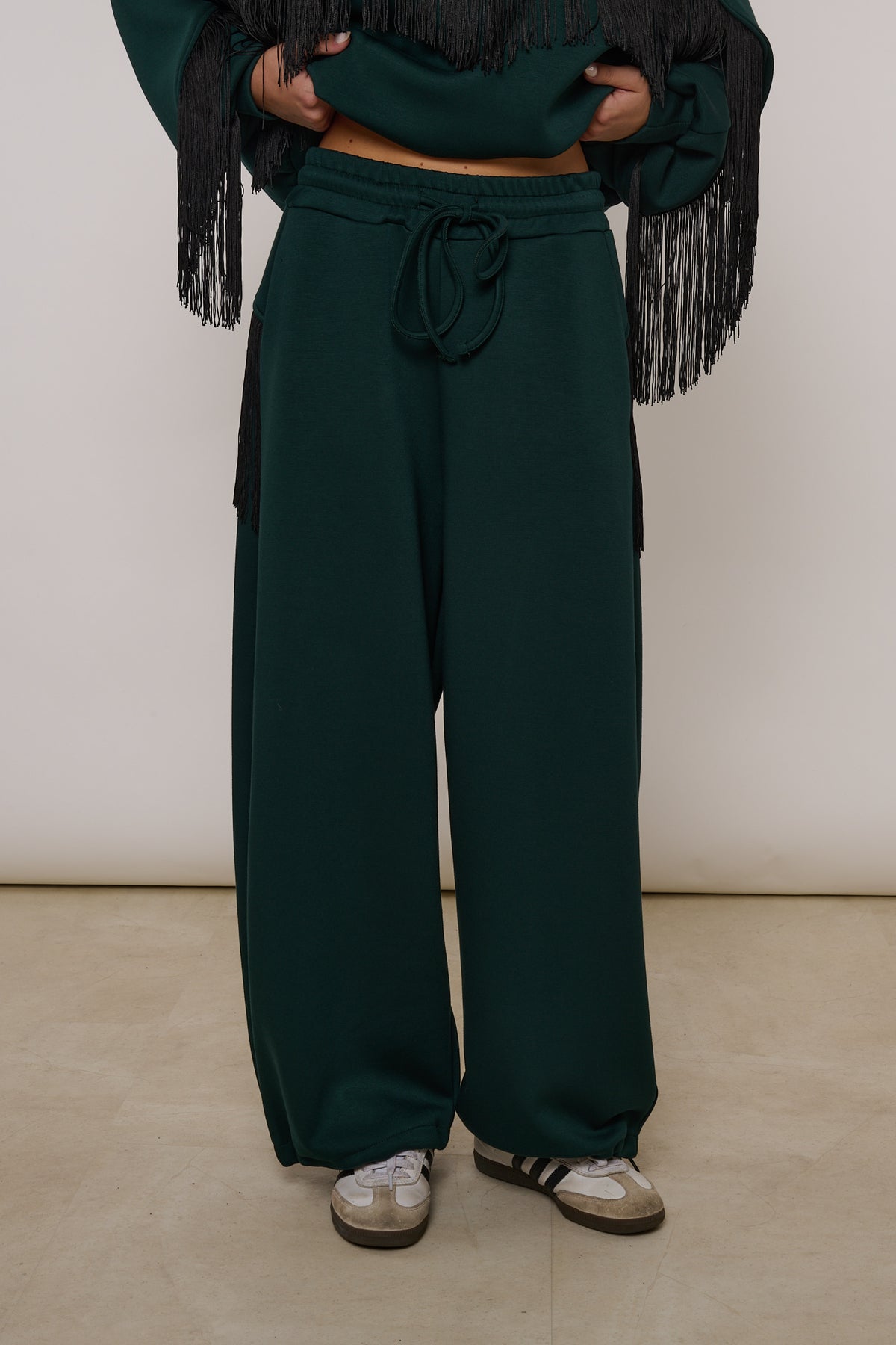 Pantalone ‘FRANGE’ By Lumina Verde Petrolio