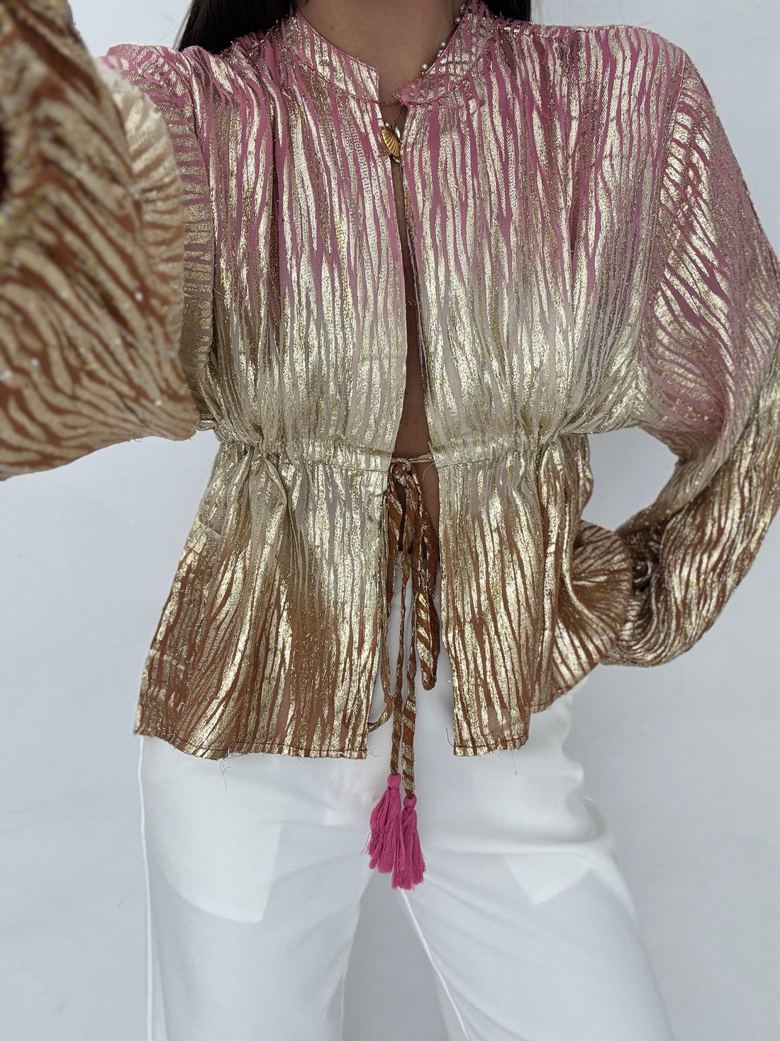 Blusa ‘INDIA’ Fantasia Rosa