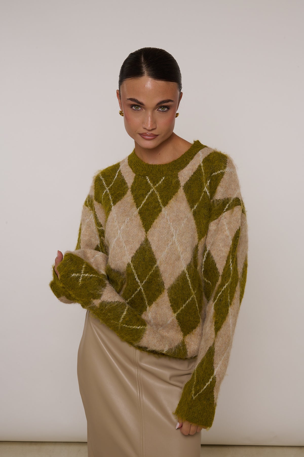 Maglione ‘ROMBI’ Verde