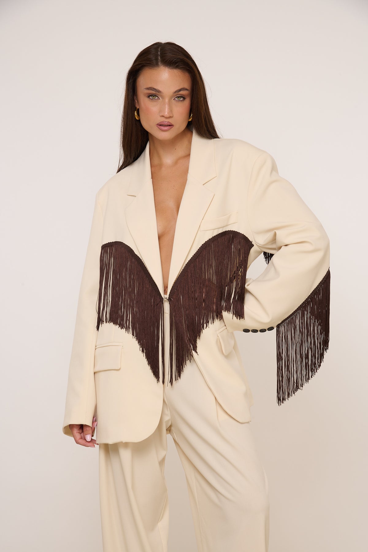 Blazer ‘FRANGE’ By Lumina Panna