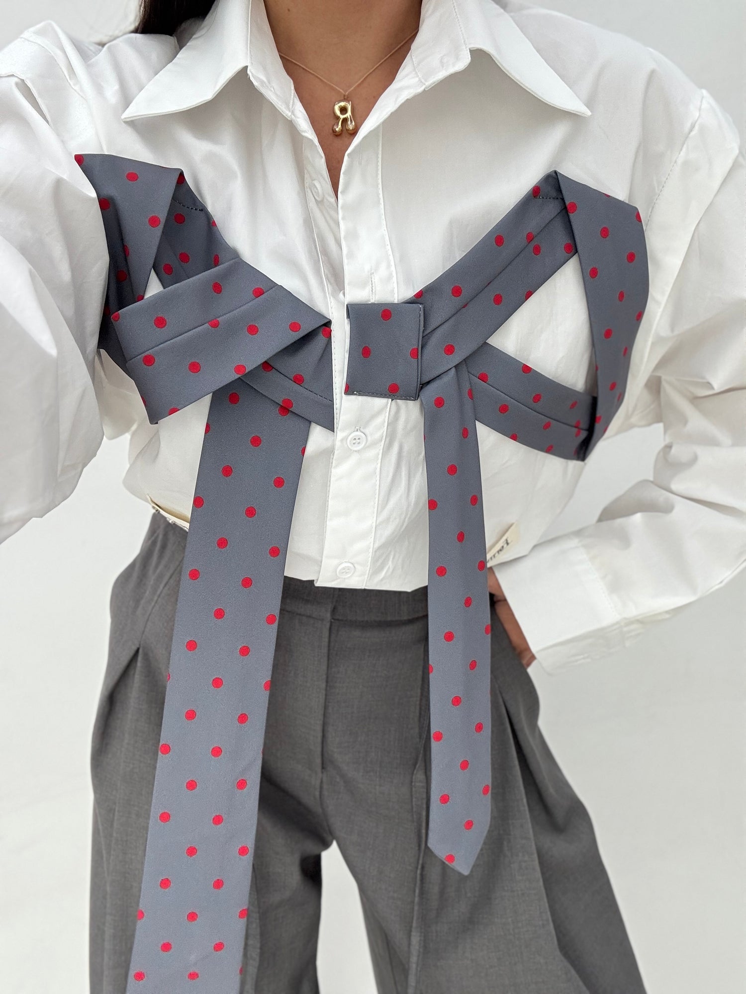 Camicia ‘CRAVATTA’ Bianca