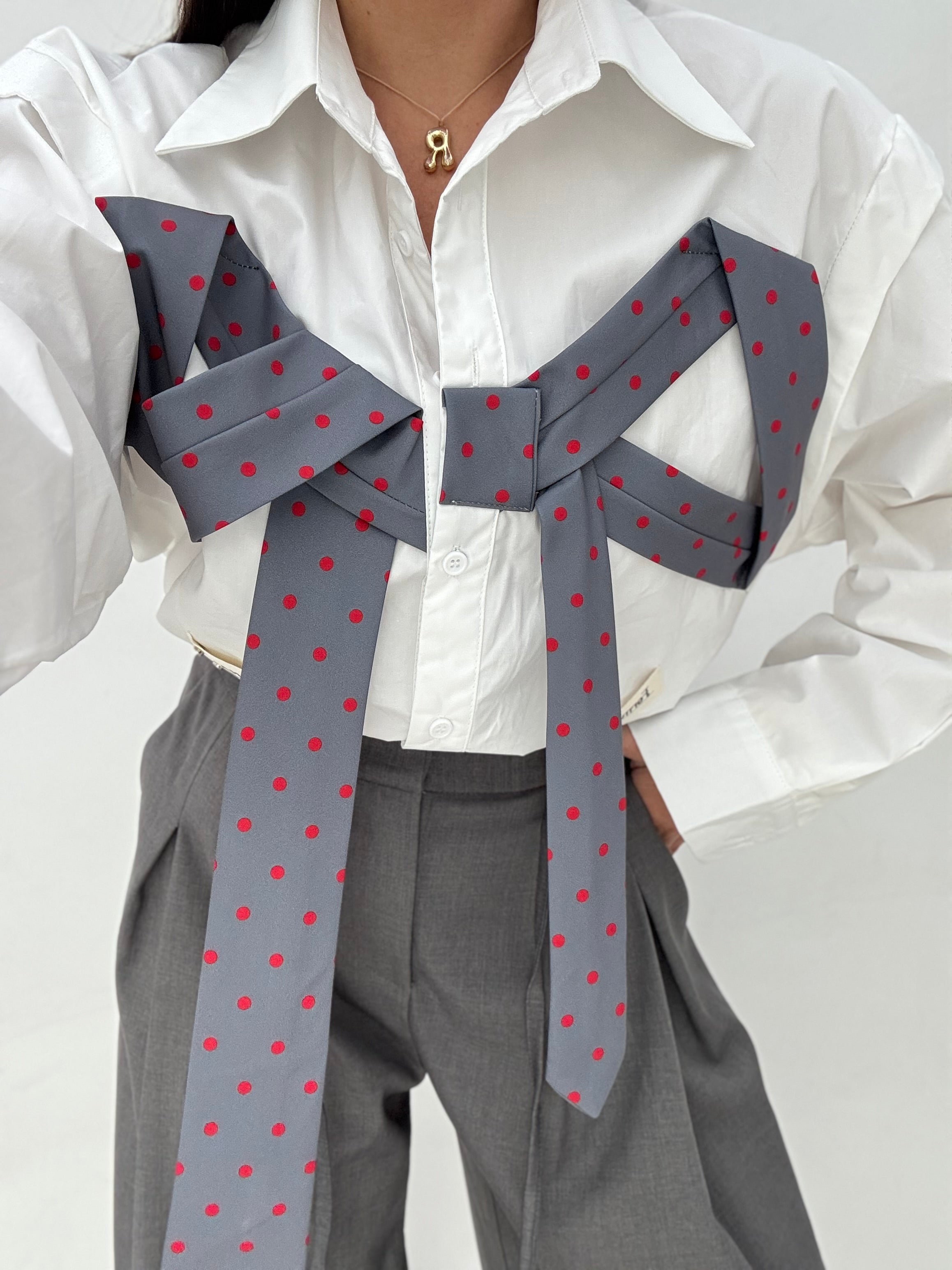 Camicia ‘CRAVATTA’ Bianca