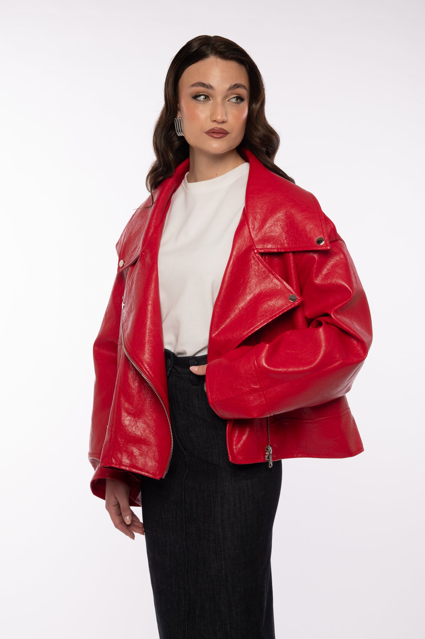 Chiodo ‘OVER SIZE’ Rosso