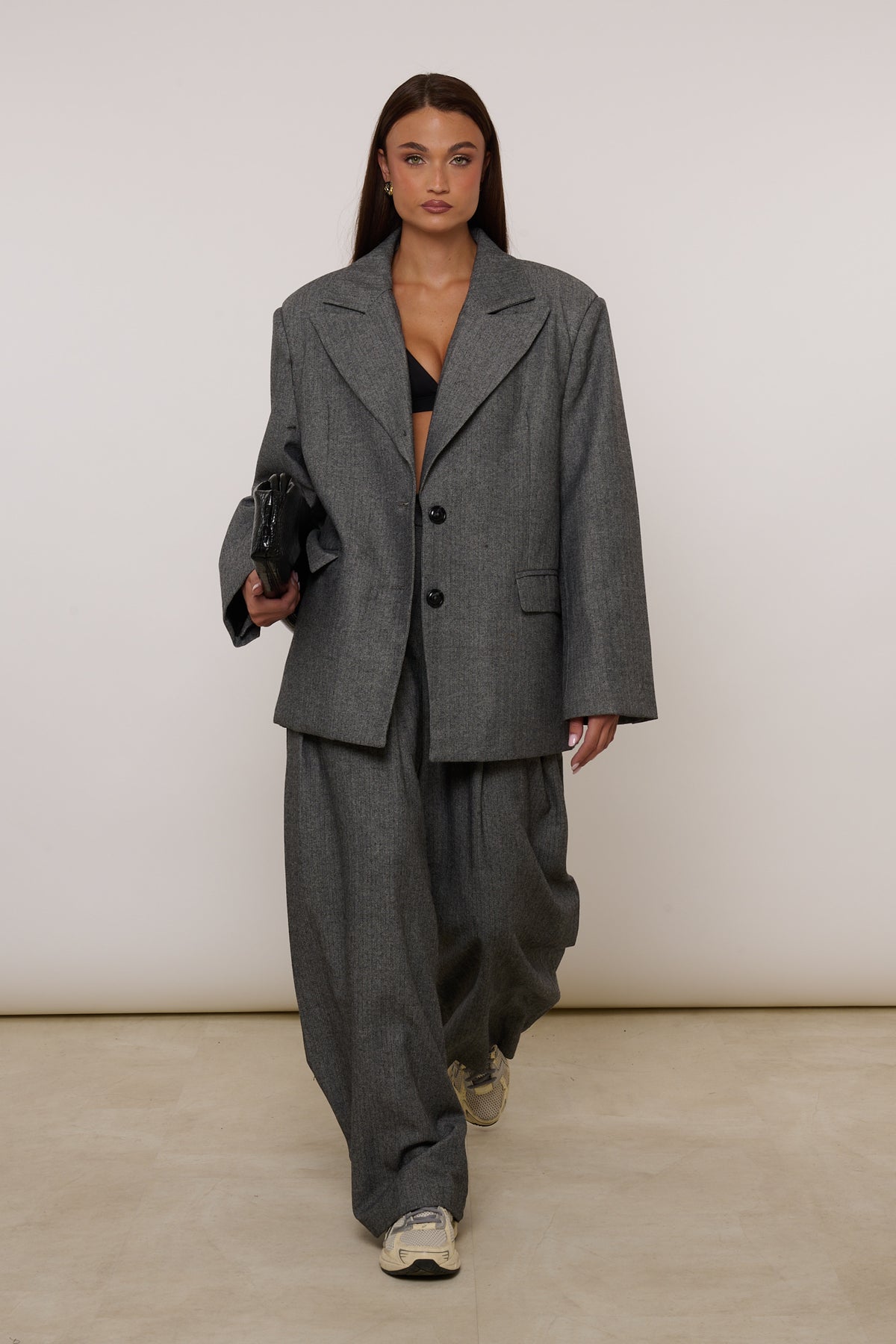 Tailleur ‘30% LANA’ Spigato Nero