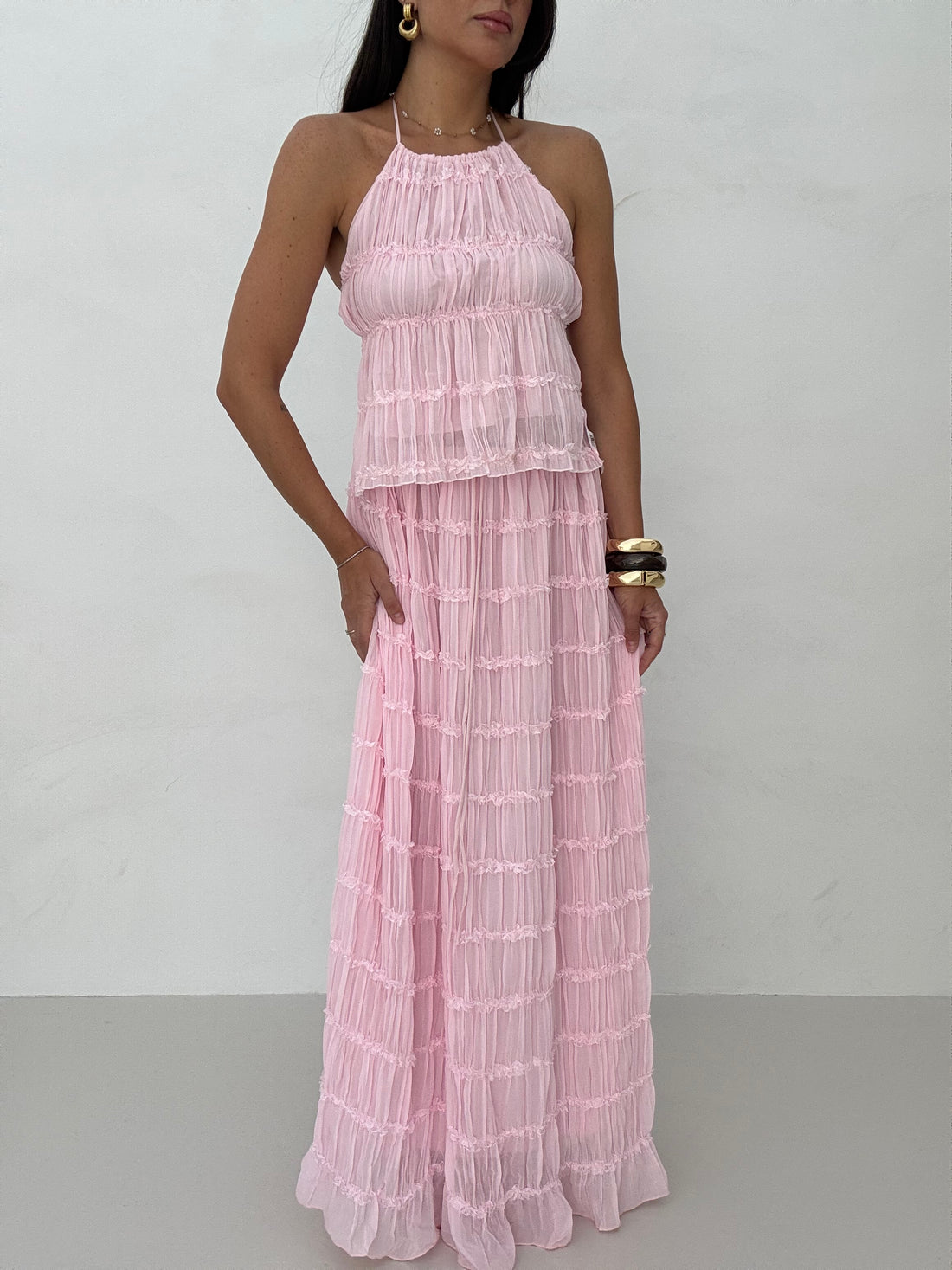Coordinato ‘IRIS’ 65%cotone Rosa