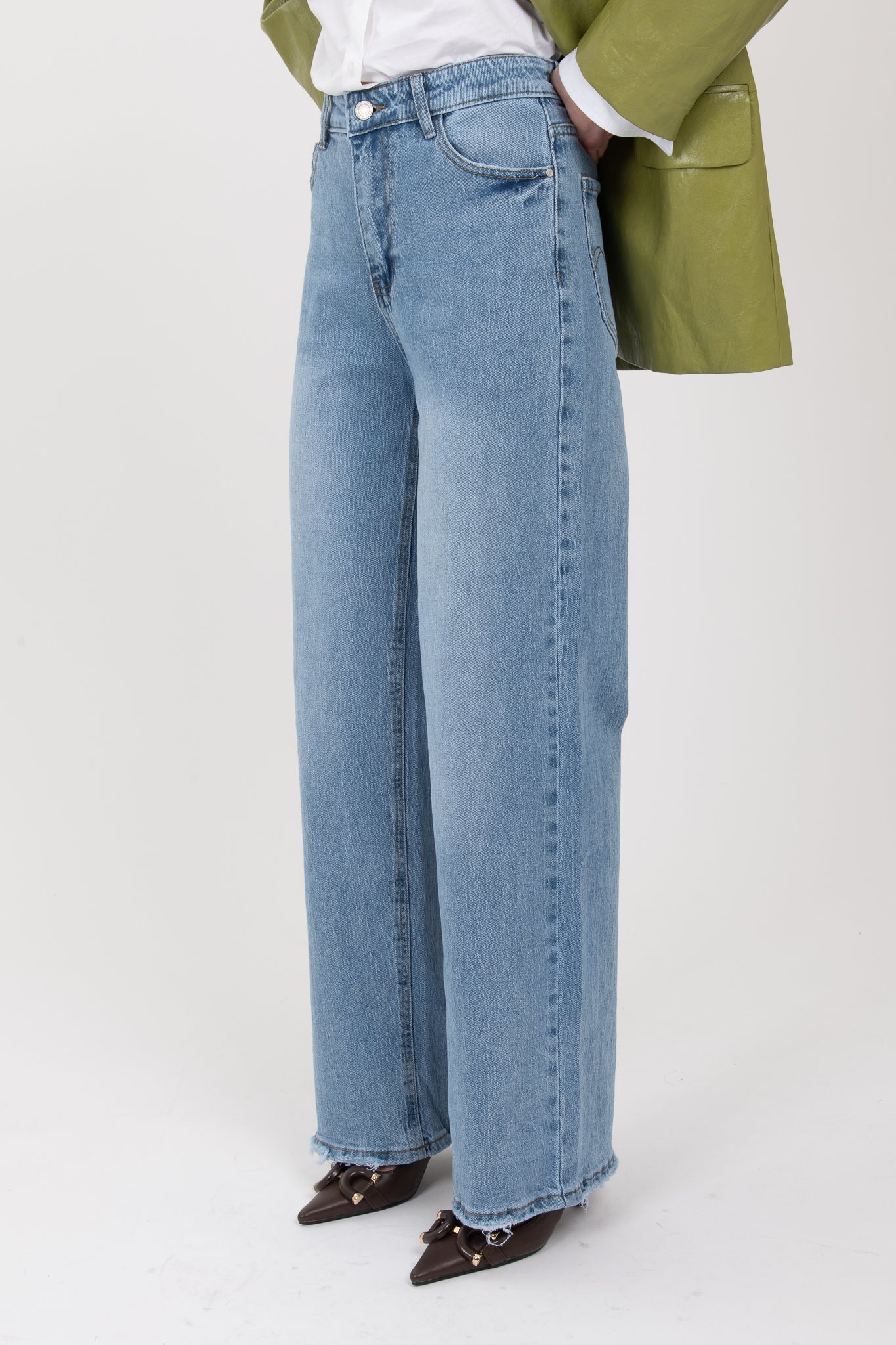 Jeans ‘GAMBA DRITTA F2368’ Denim Chiaro