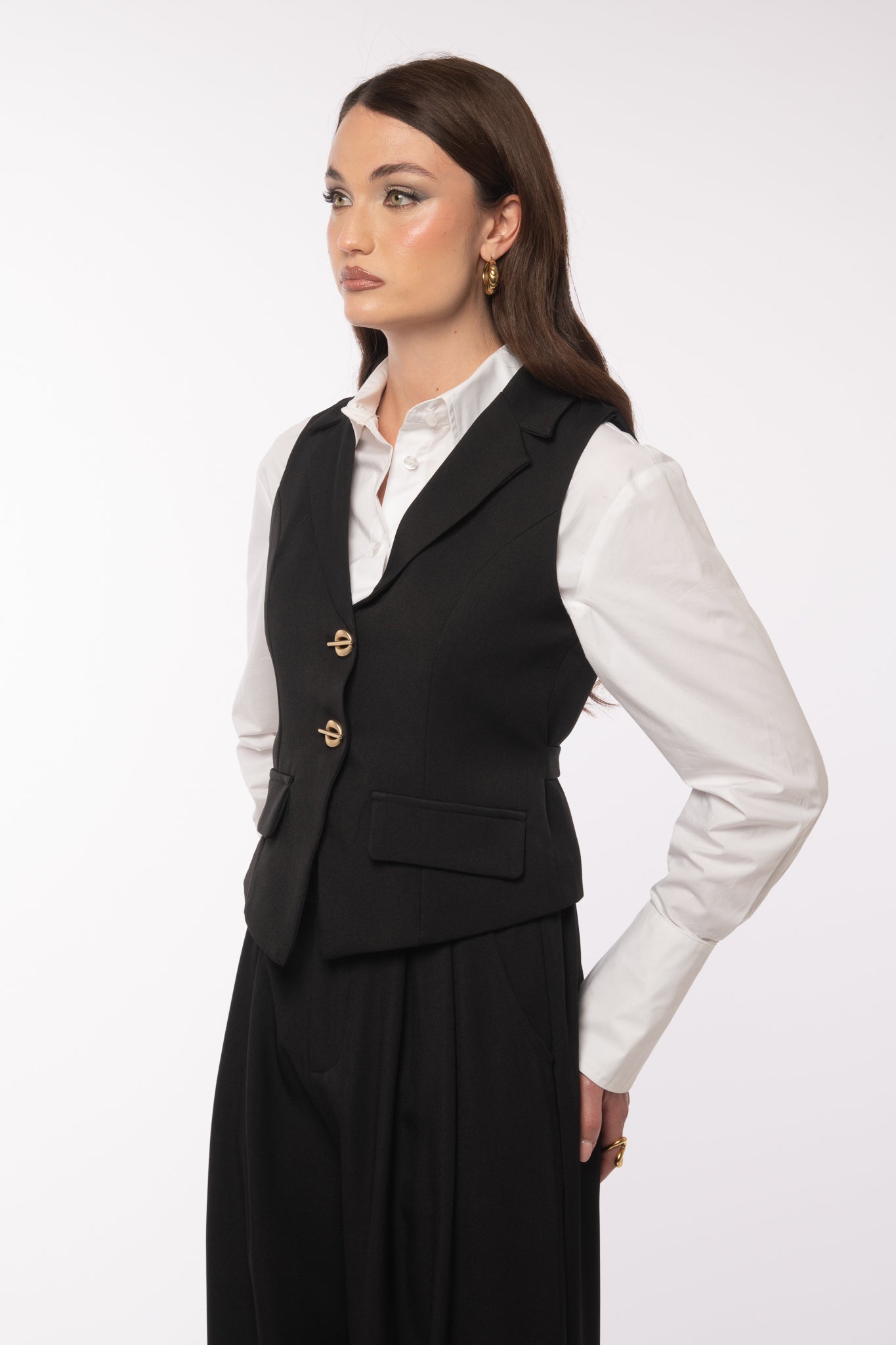 Coordinato ‘GILET+PANTALONE’ Nero