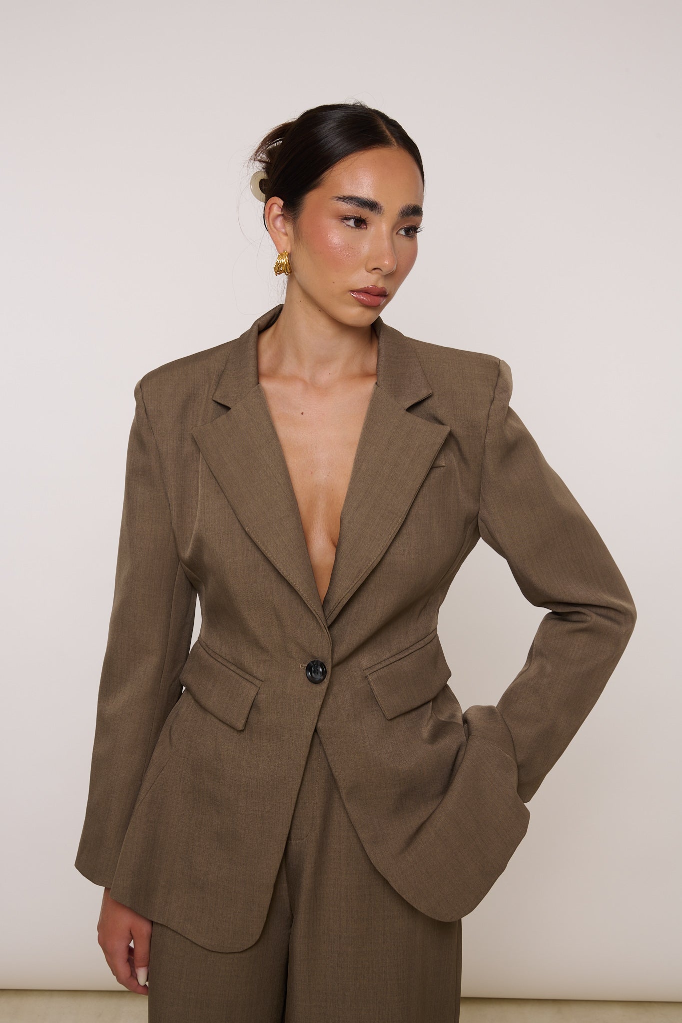 Blazer ‘AVVITATO’ Fango