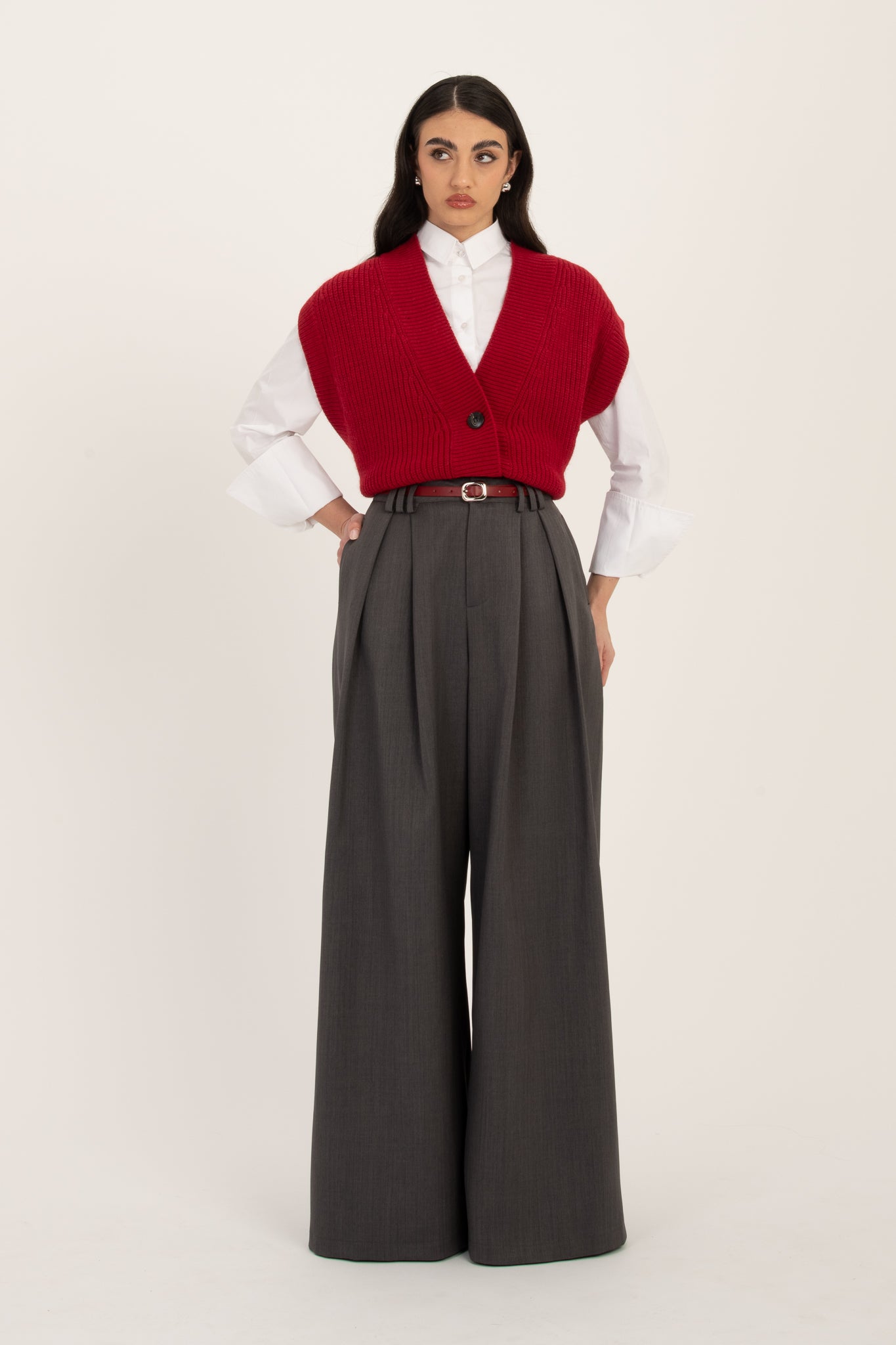 Pantalone ‘MOOD MAN’ con cintura Grigio