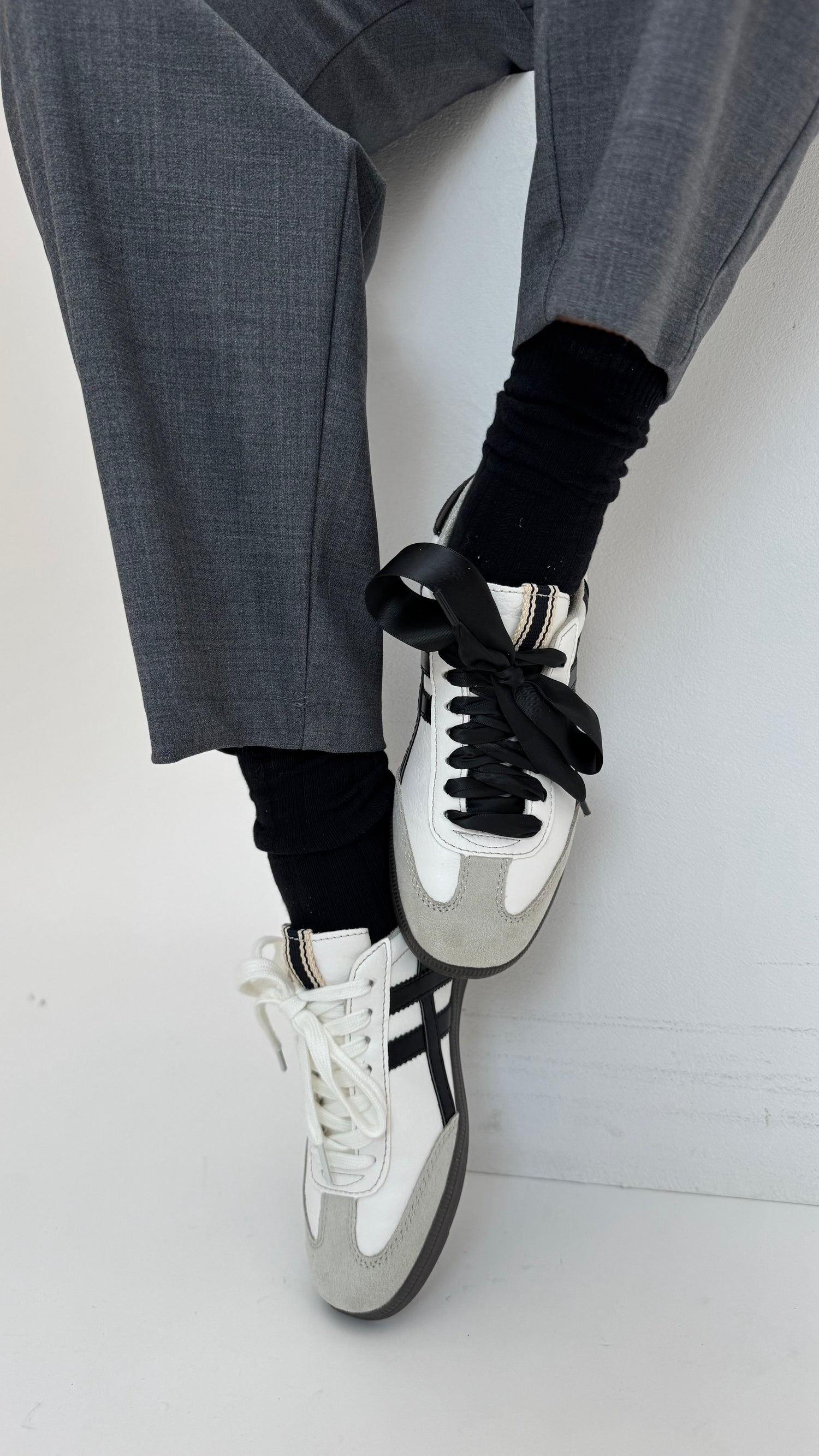 Sneaker ‘CORINA’ Bianca e Nera