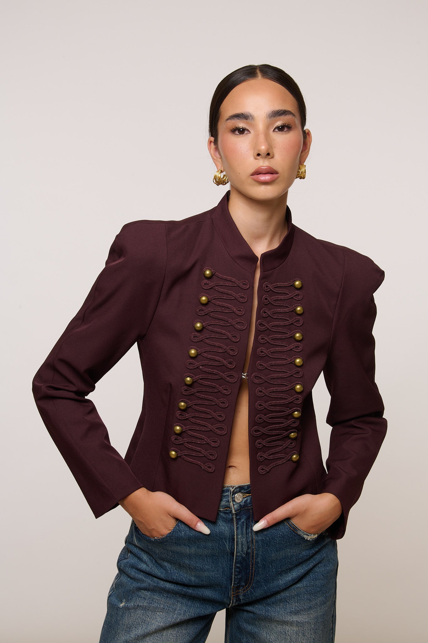 Blazer ‘GANCETTO’ Bordeaux