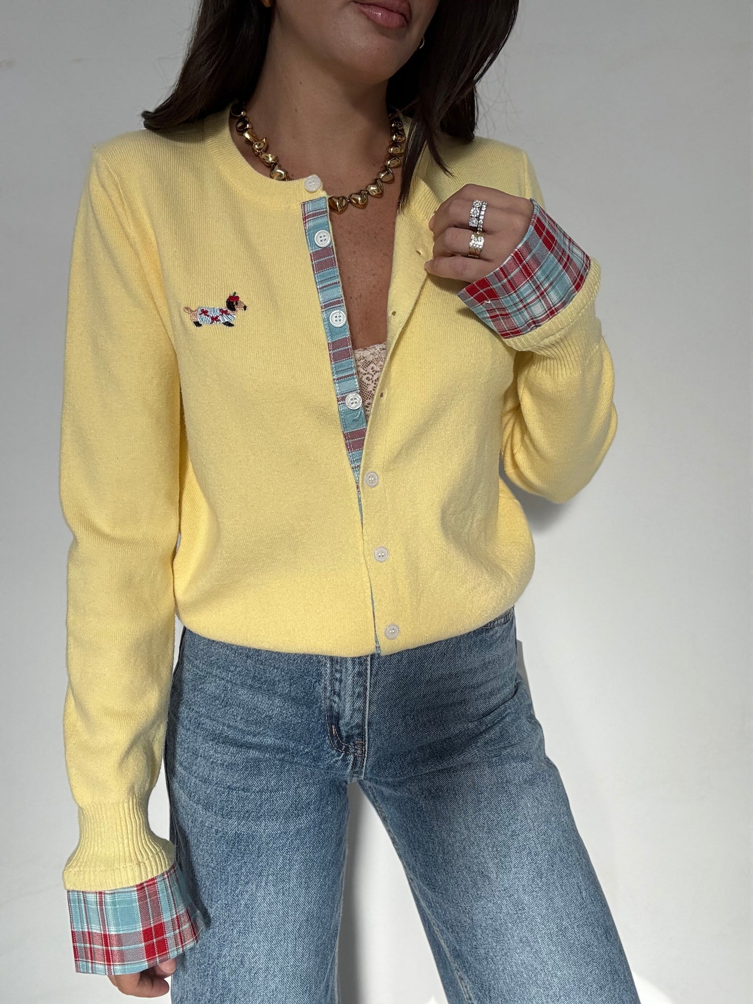 Cardigan ‘BASSOTTO’ Giallo