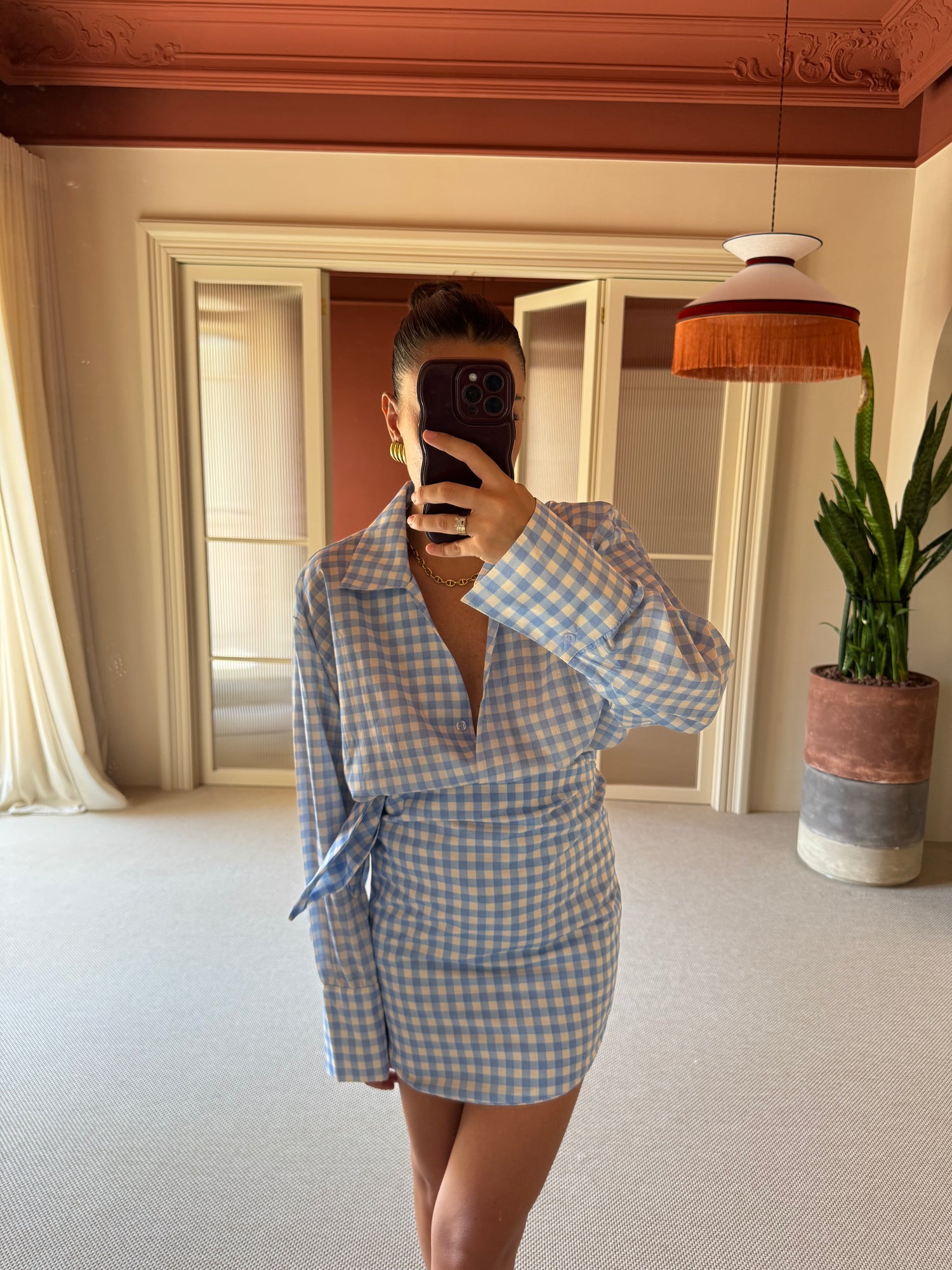 Coordinato ‘QUADRETTI’ Azzurro