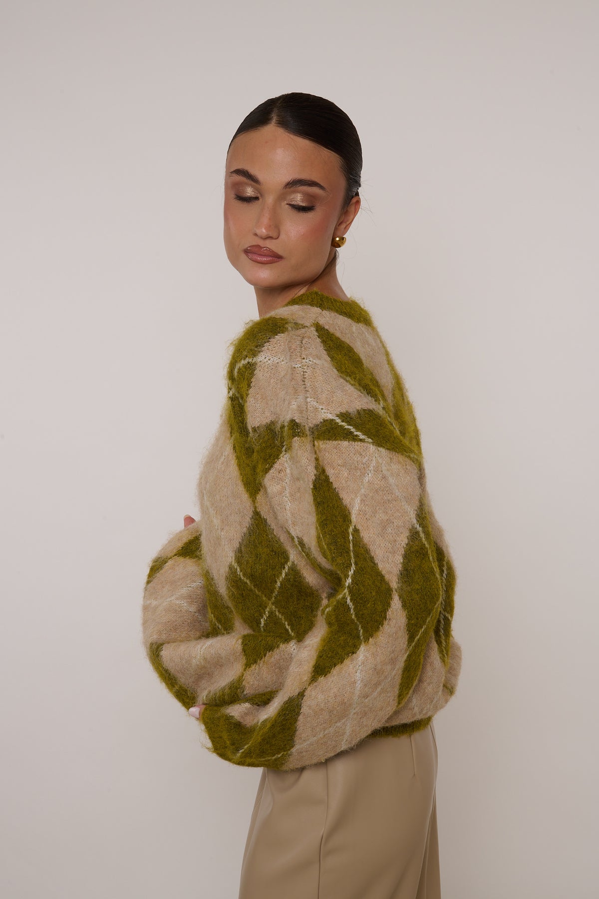 Maglione ‘ROMBI’ Verde