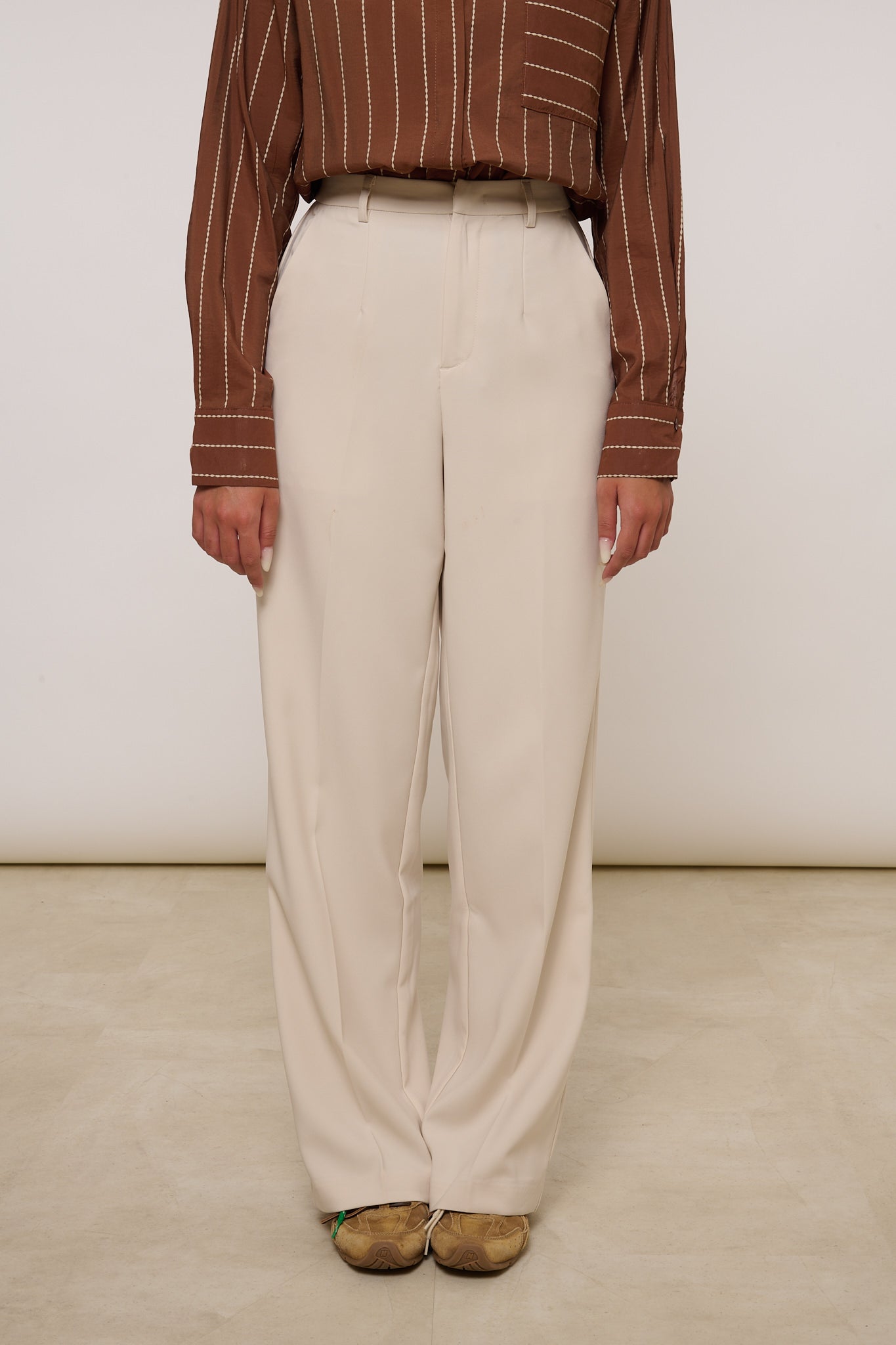 Pantalone ‘GANCETTO AMOUR’ Panna