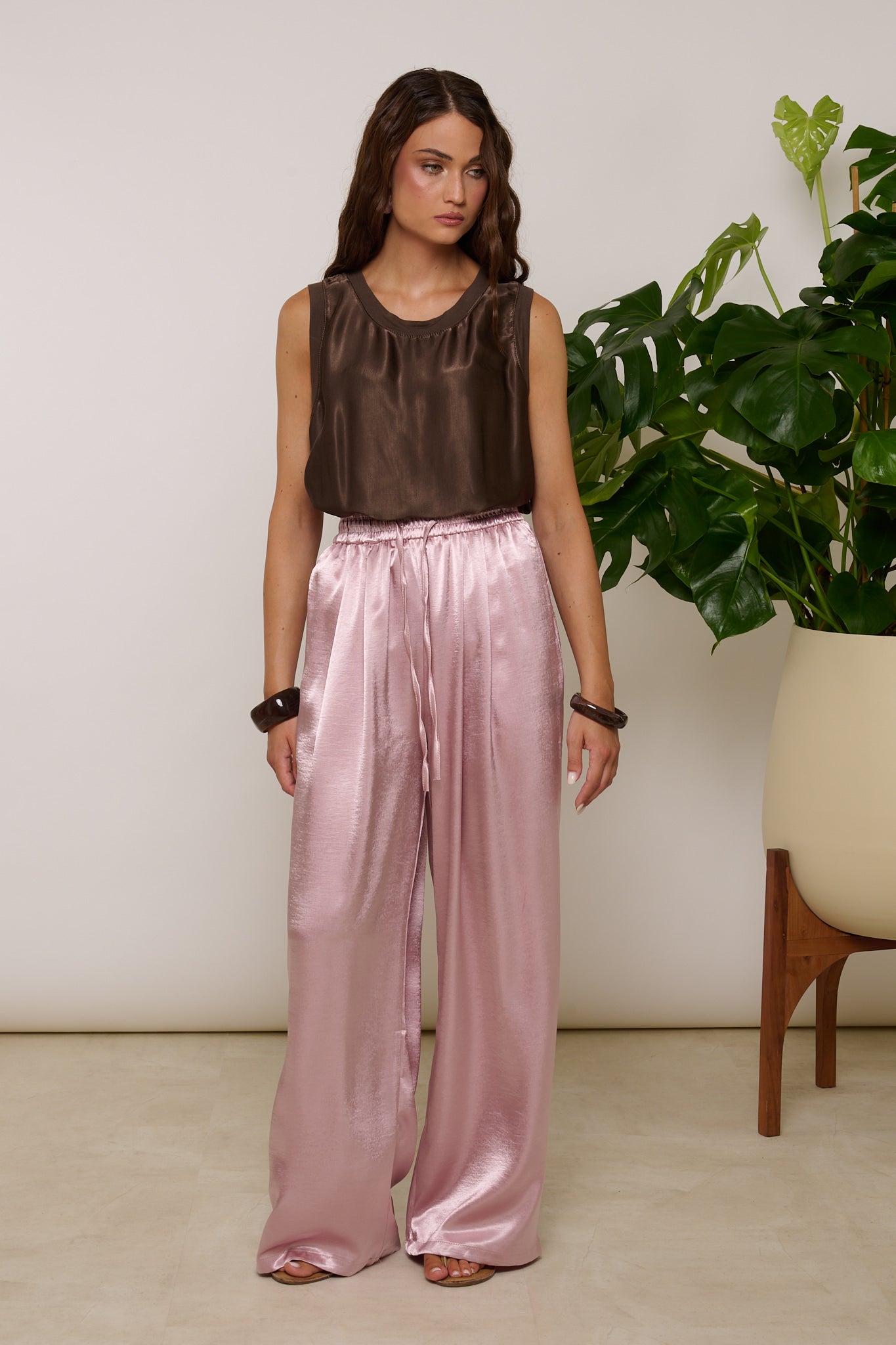 Pantalone ‘SATIN’ Rosa