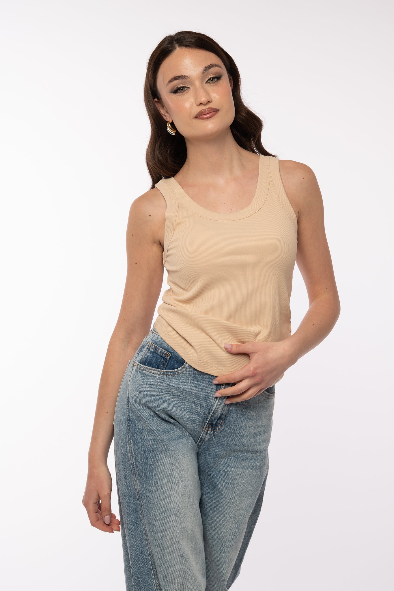 Canotta ‘COSTINE’ Beige