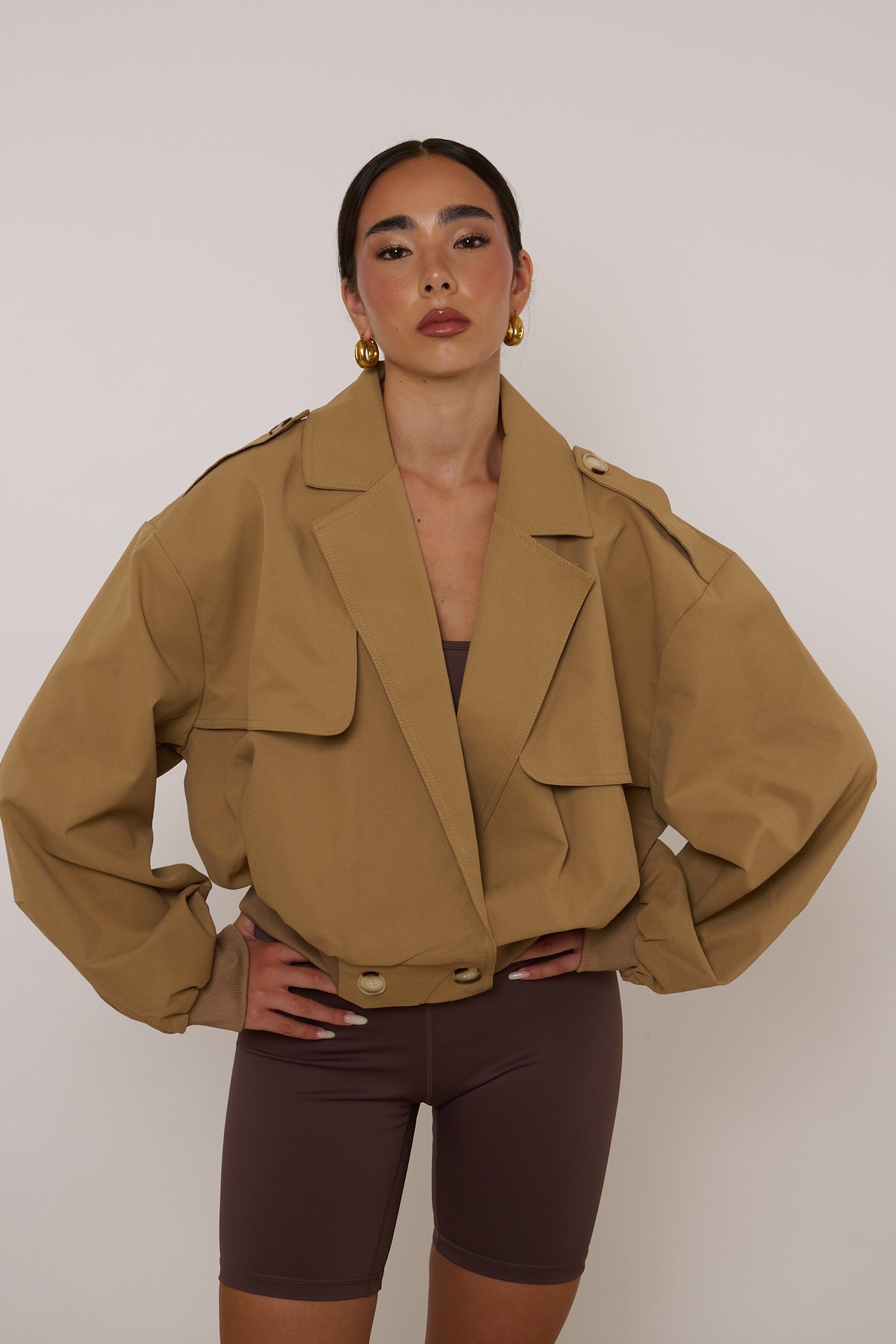 Bomber/Trench ‘65% COTONE’ Camel
