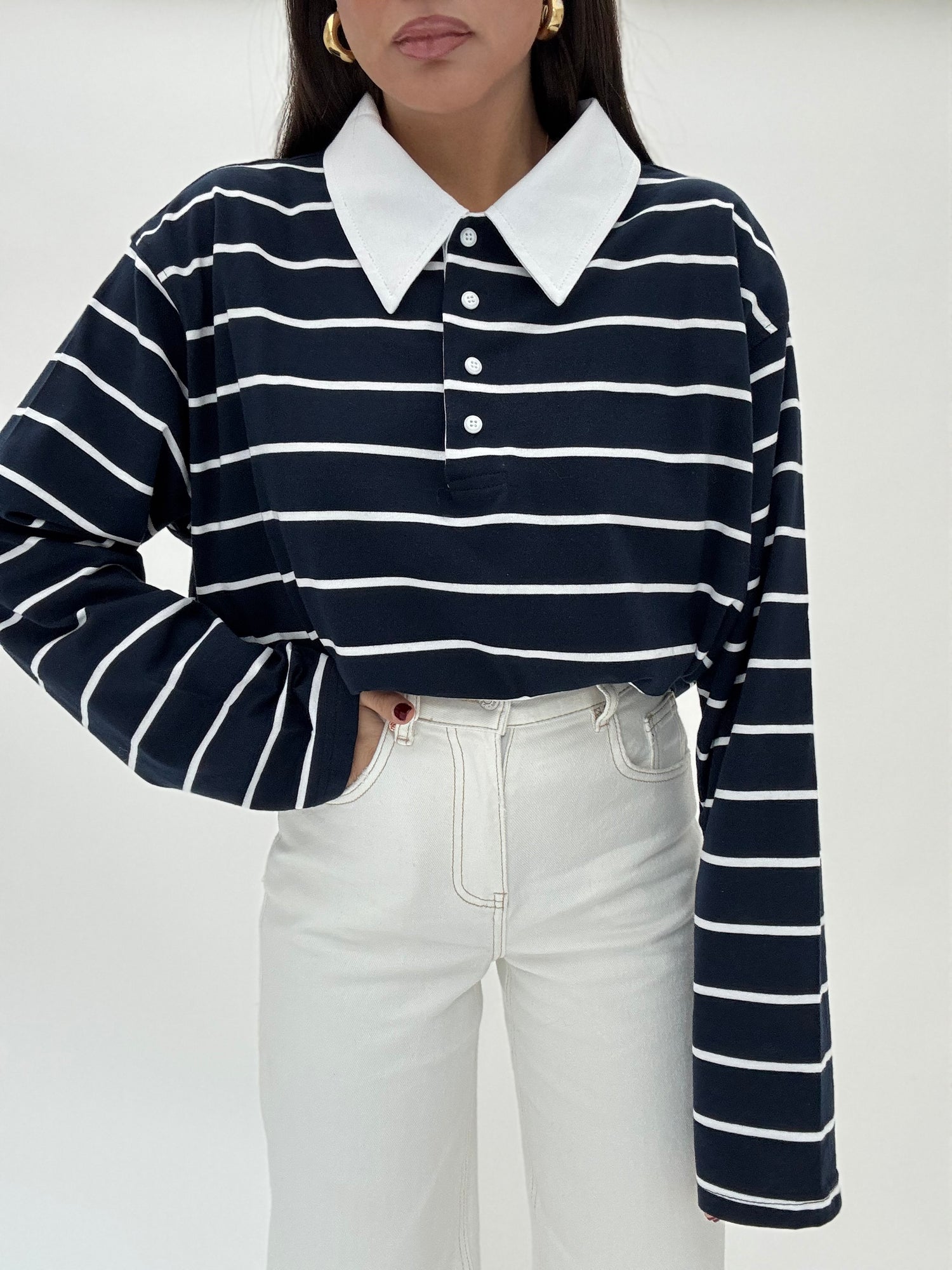 Maglia/Polo ‘JCL PARIS’ a righe