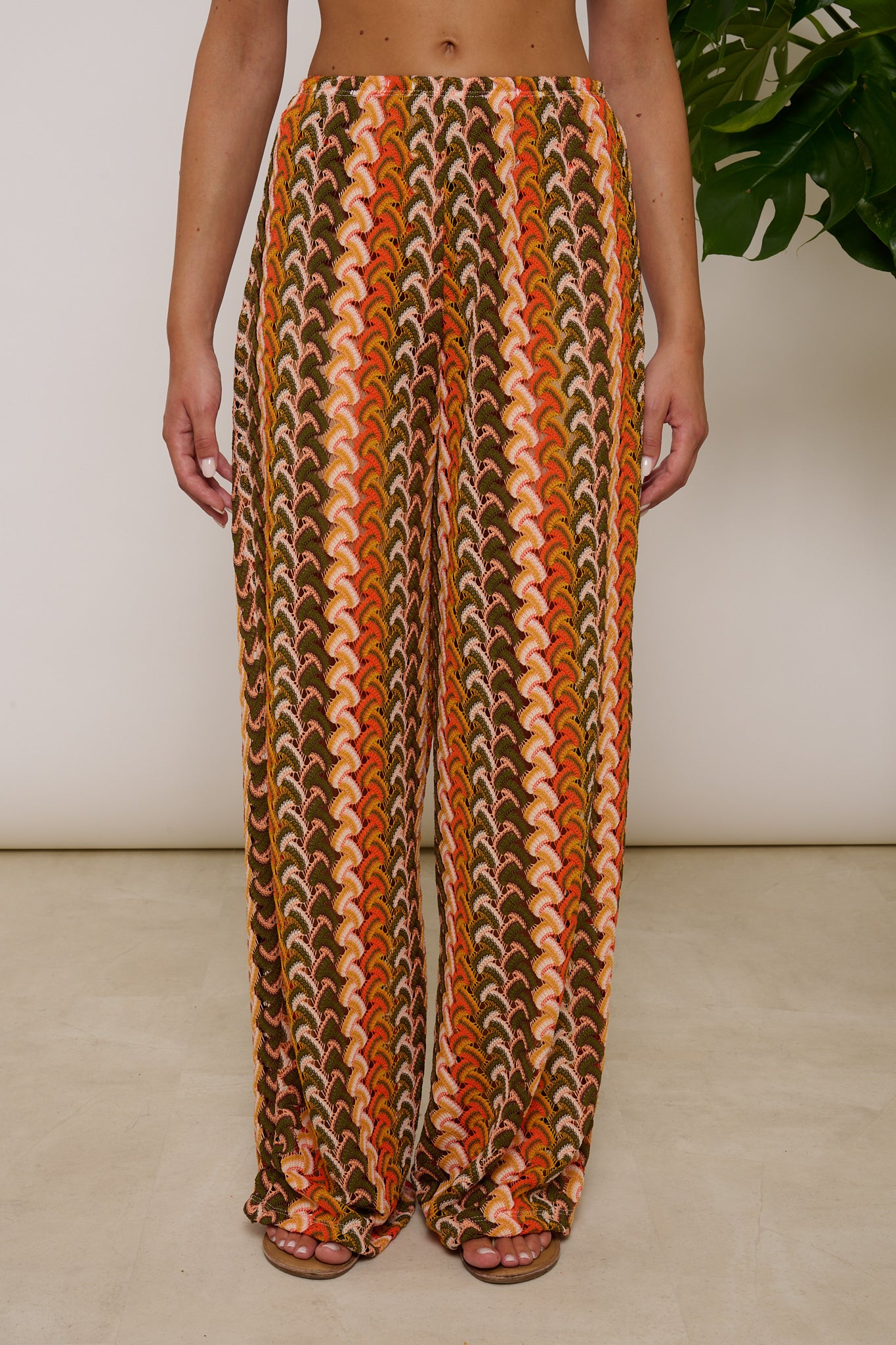Coordinato ‘COSTUME+PANTALONE’ Zig Zag Base Arancio