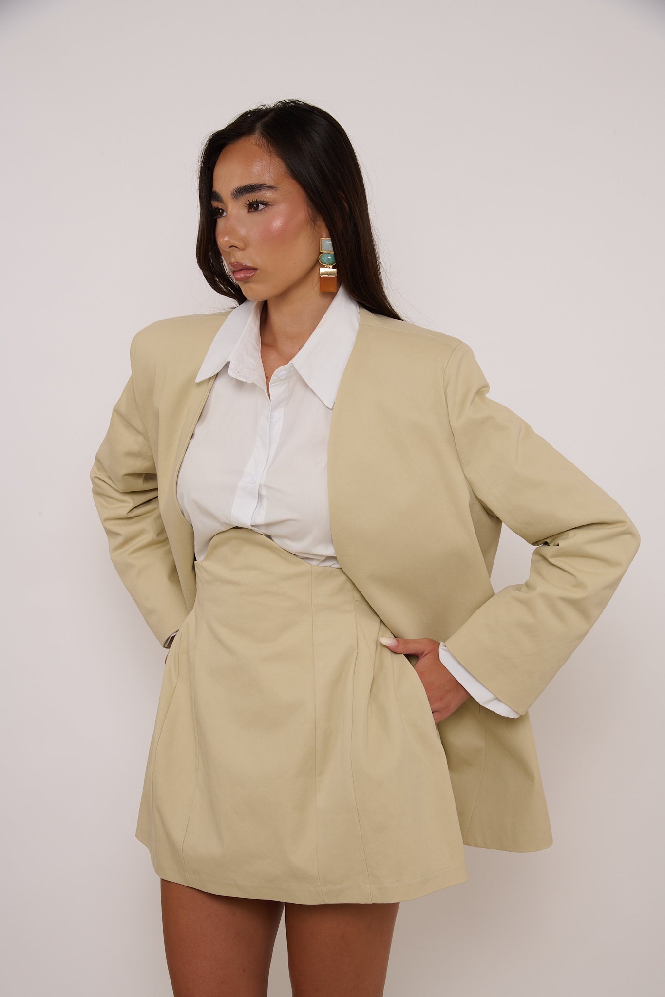 Coordinato ‘GIACCA+GONNA 3&33 COLLECTION’ Panna