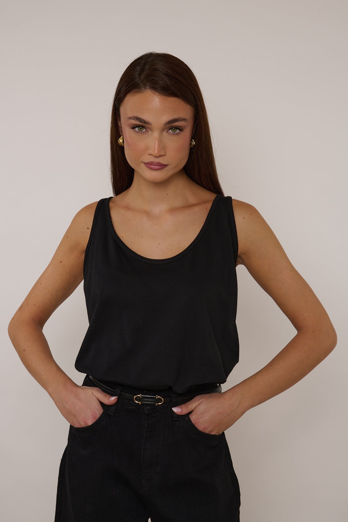 Canotta ‘100% COTONE’ Nera