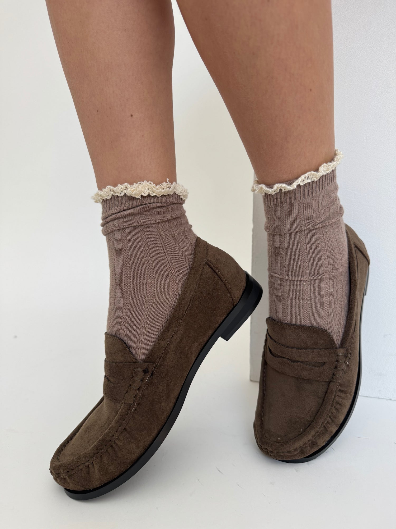 Mocassino ‘SUEDE’ Verde Militare