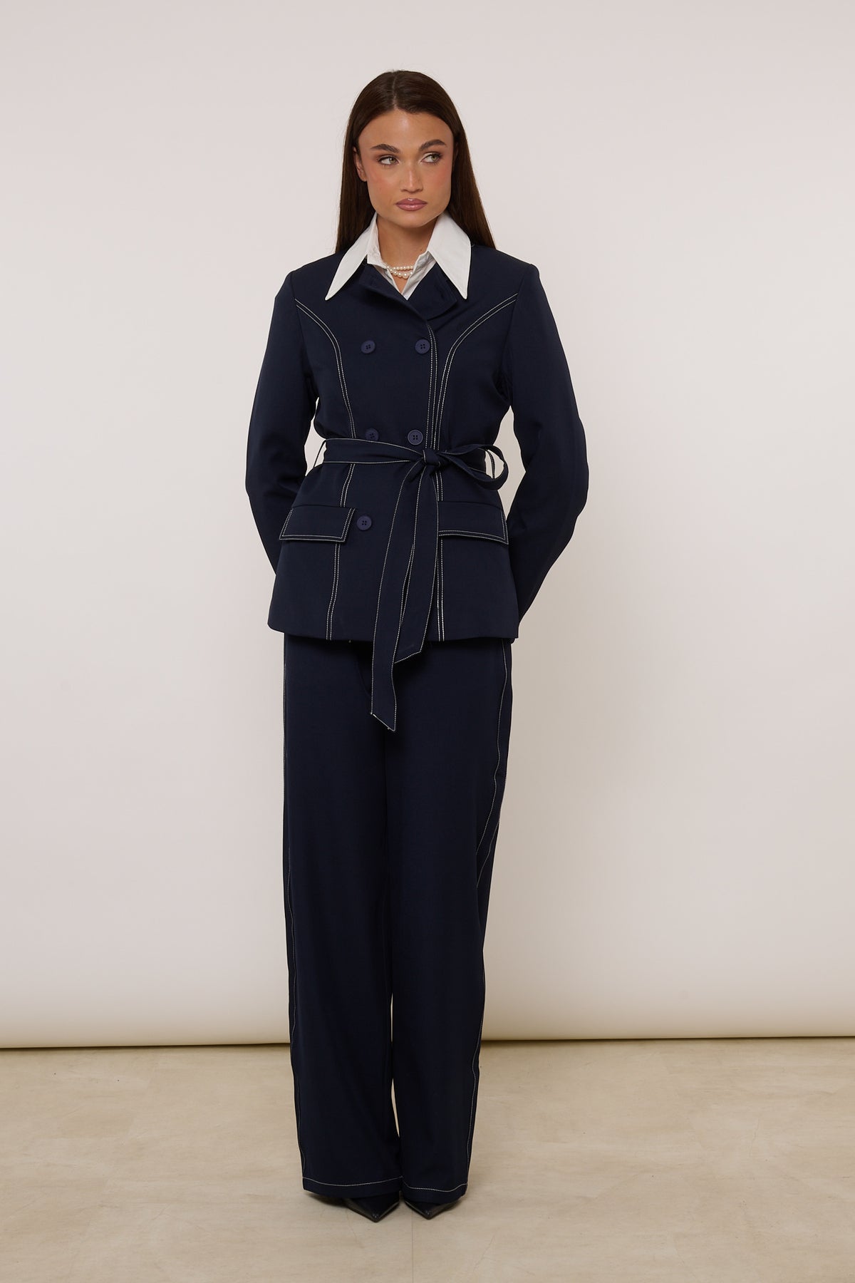 Coordinato ‘IMPUNTURE’ Blu Notte