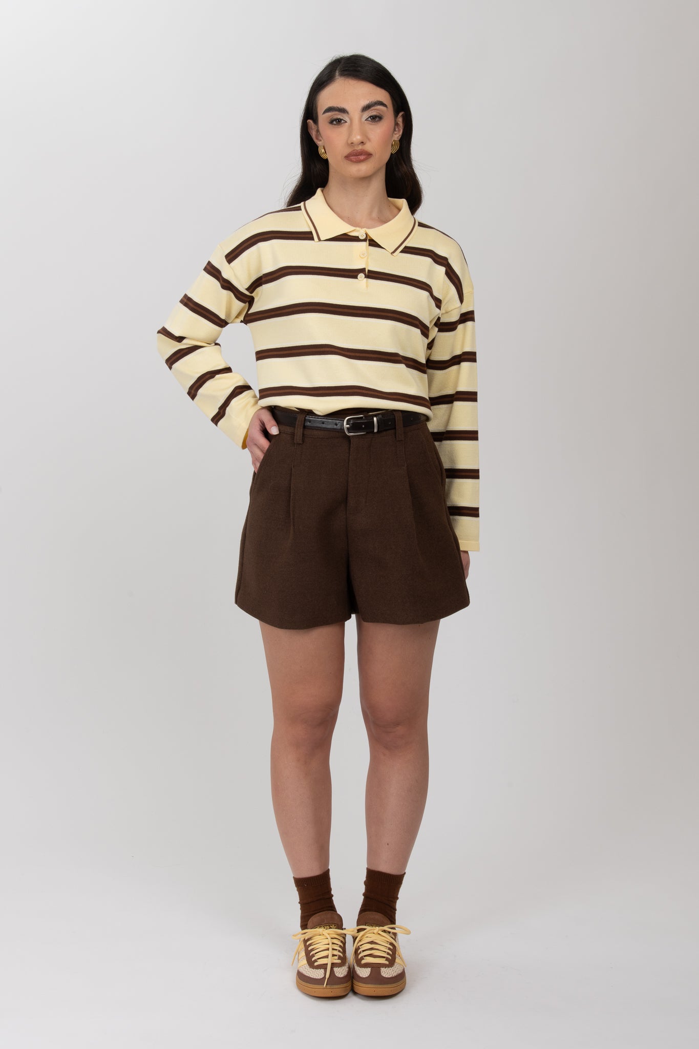 Maglia/Polo ‘DOPPIE RIGHE’ Base Gialla