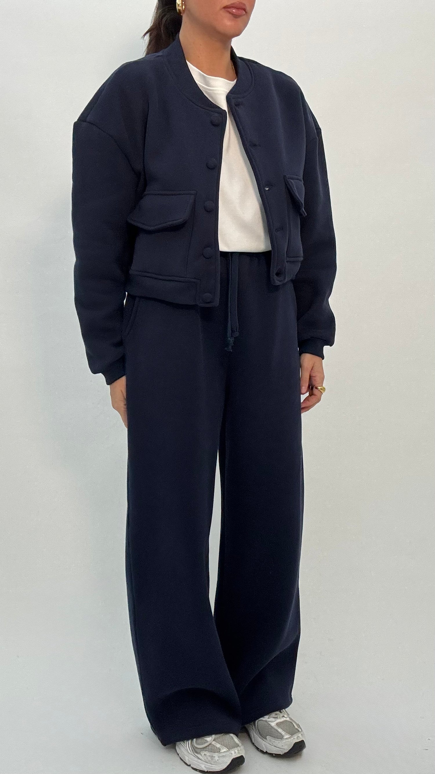 Coordinato Tuta ‘65%COTONE’ Blu Notte