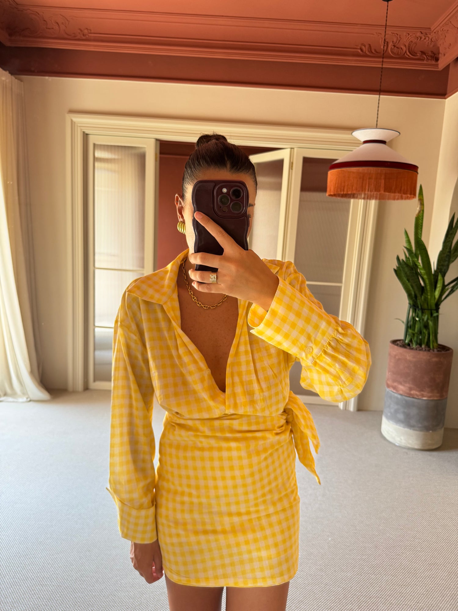 Coordinato ‘QUADRETTI’ Giallo