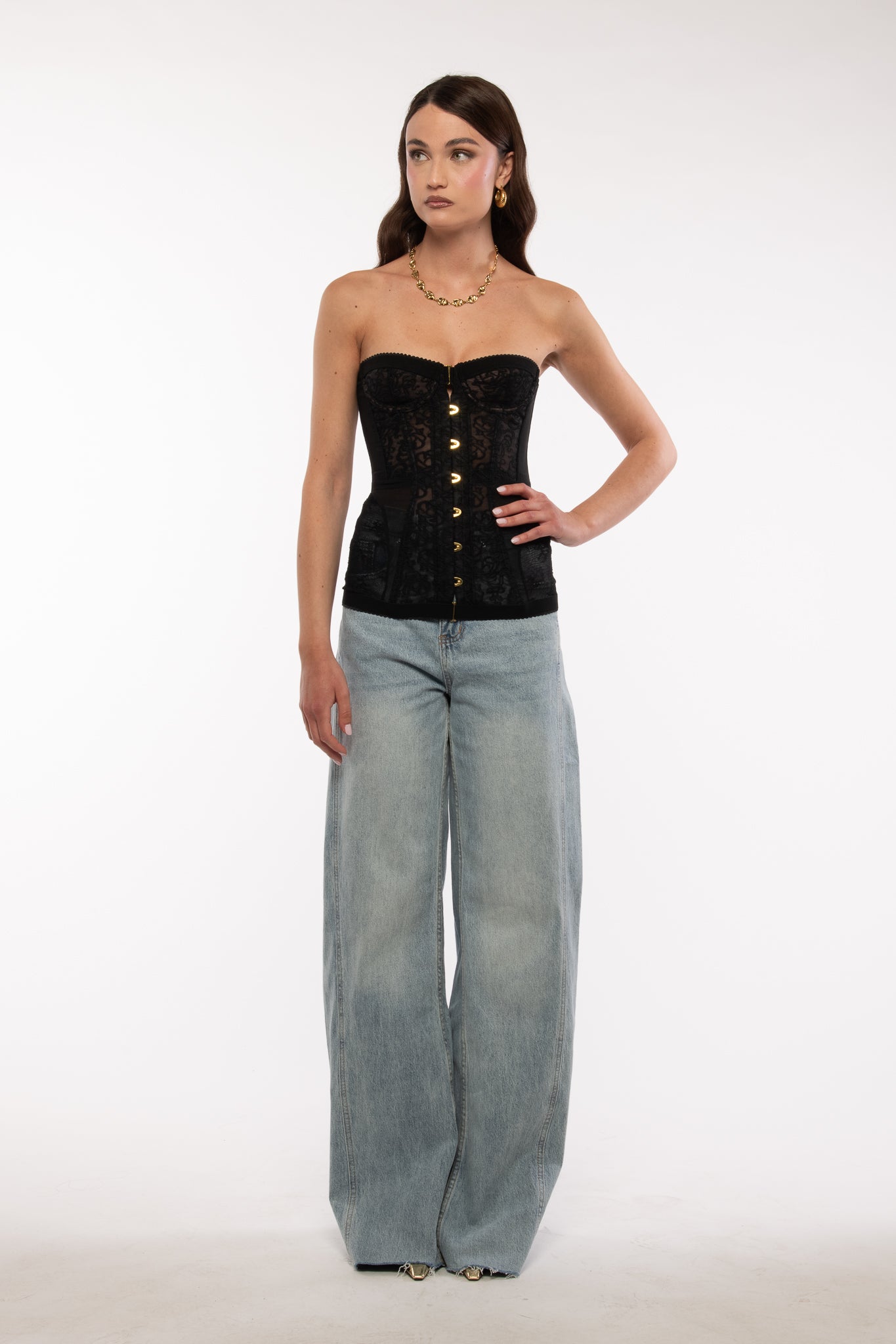 Jeans ‘TAGLIO VIVO’ Denim Medio