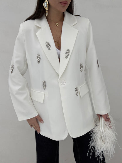 Blazer ‘DIAMONDS’ Bianco