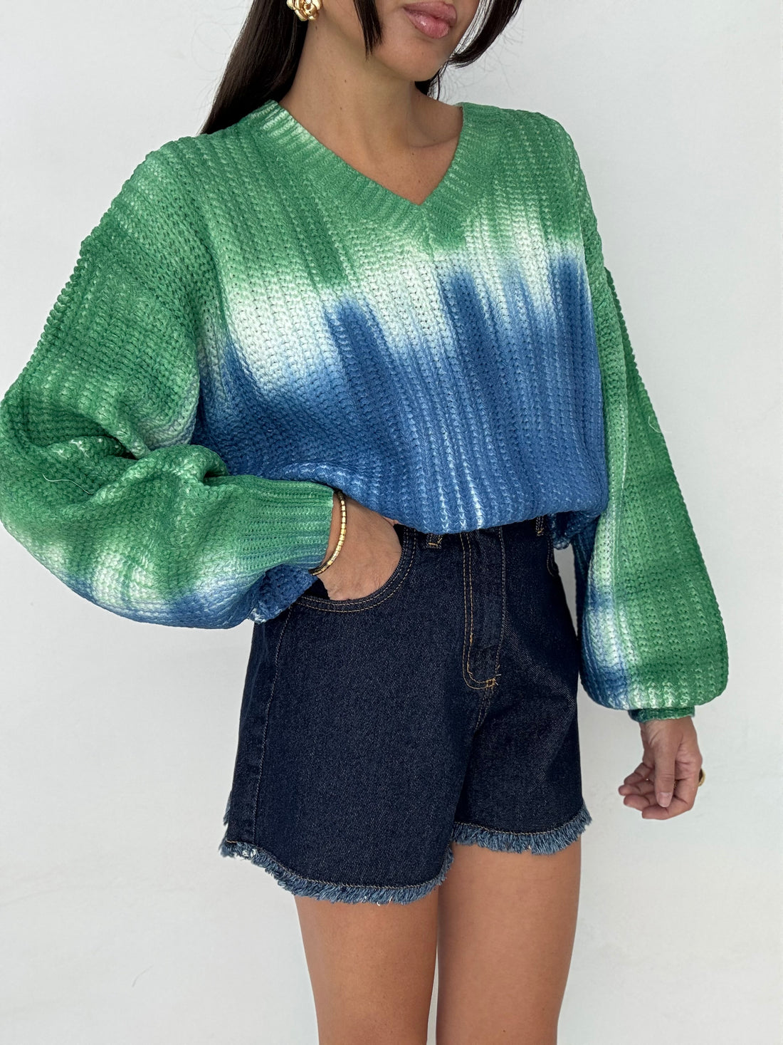 Maglione ‘SFUMATO’ Verde