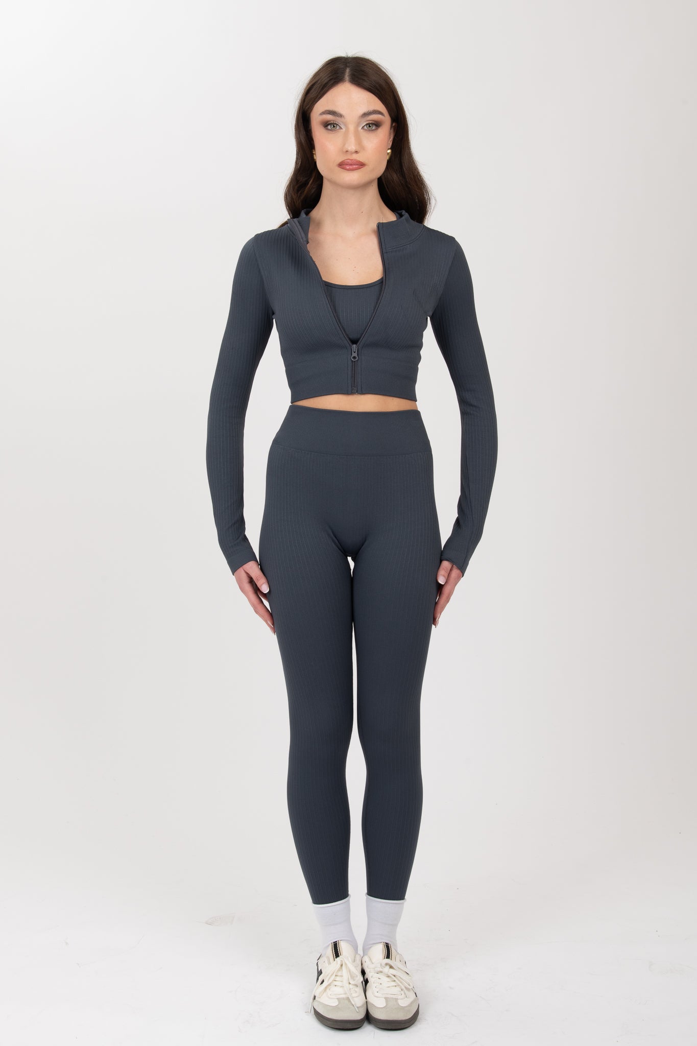 Coordinato ‘GYM’ TRE PEZZI Grigio Scuro