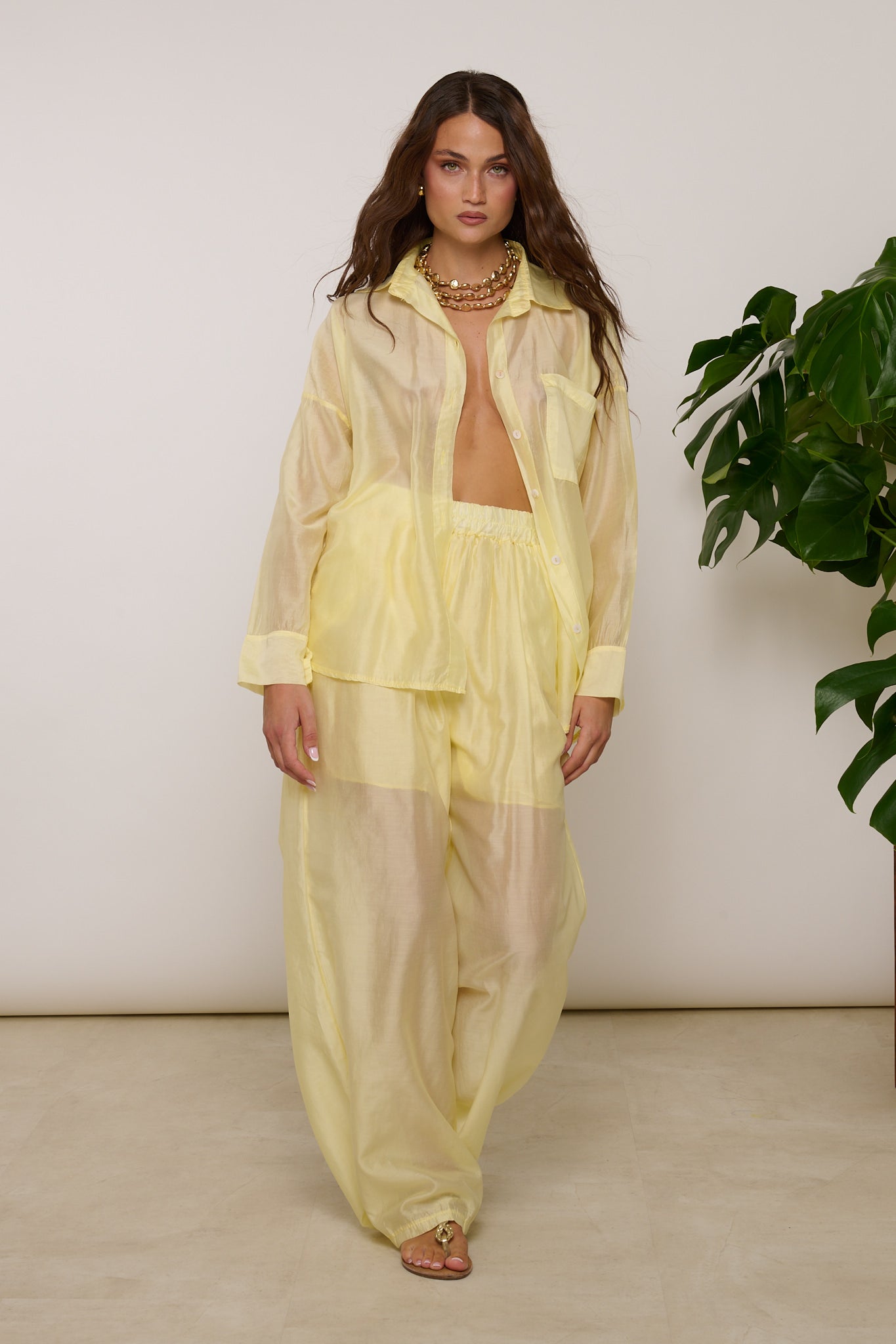 Coordinato ‘CHIFFON’ Giallo