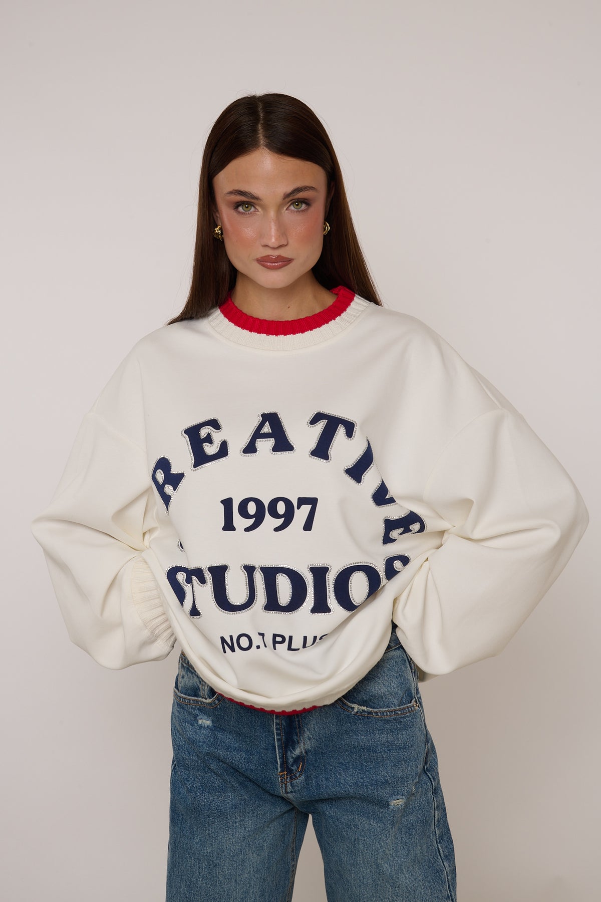 Felpa ‘CREATIVE STUDIOS’ Bianca