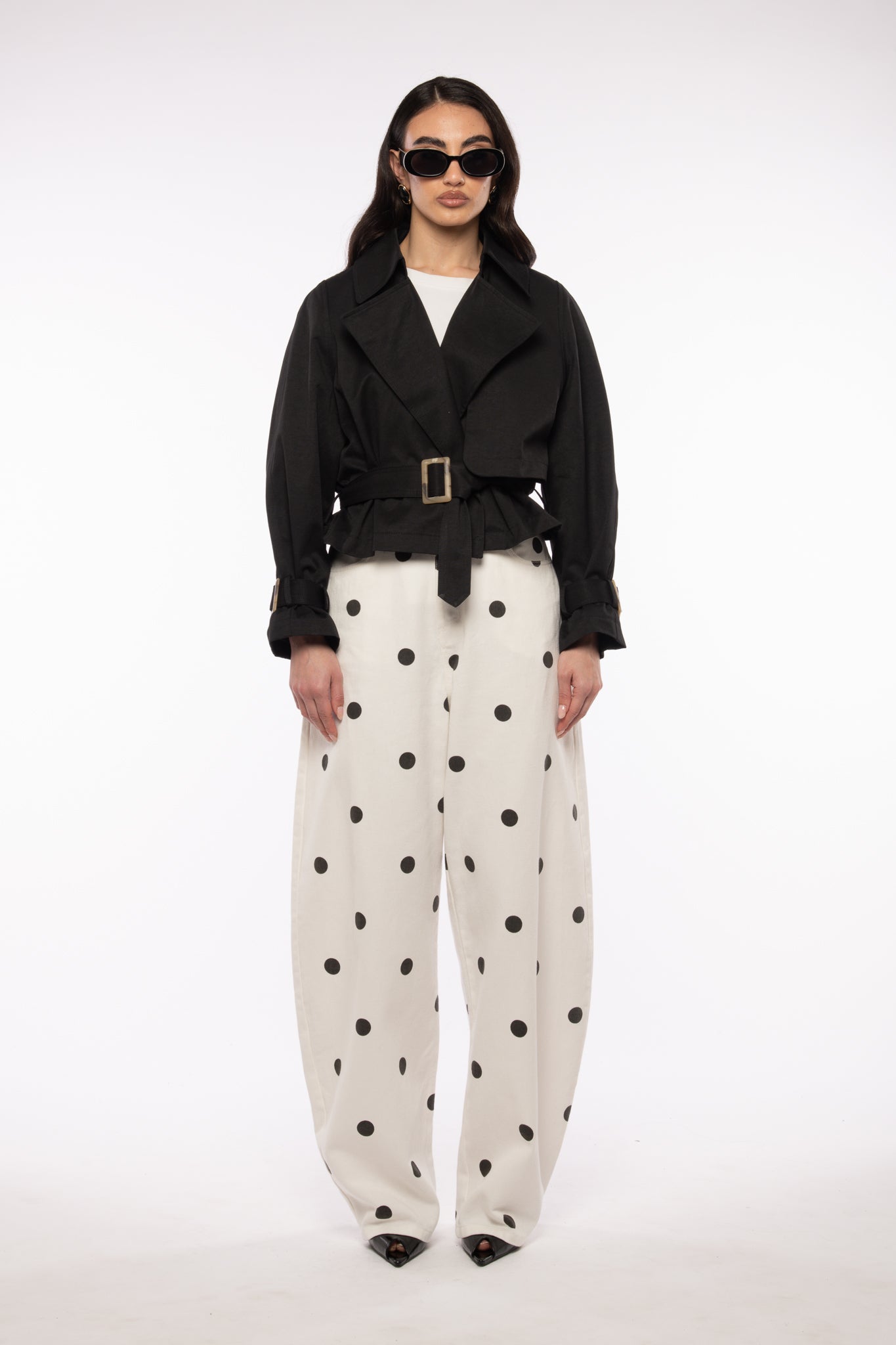 Jeans ‘POIS’ Ballon By Lumina Bianco