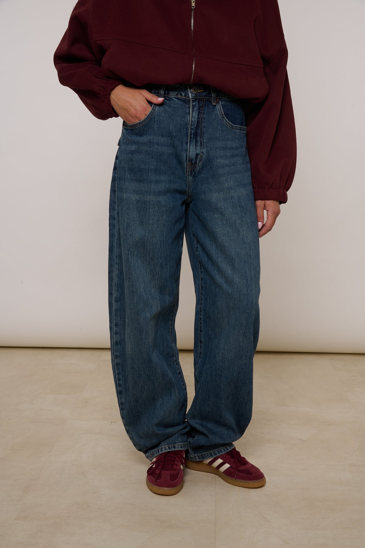 Jeans ‘BARREL’ Denim Medio